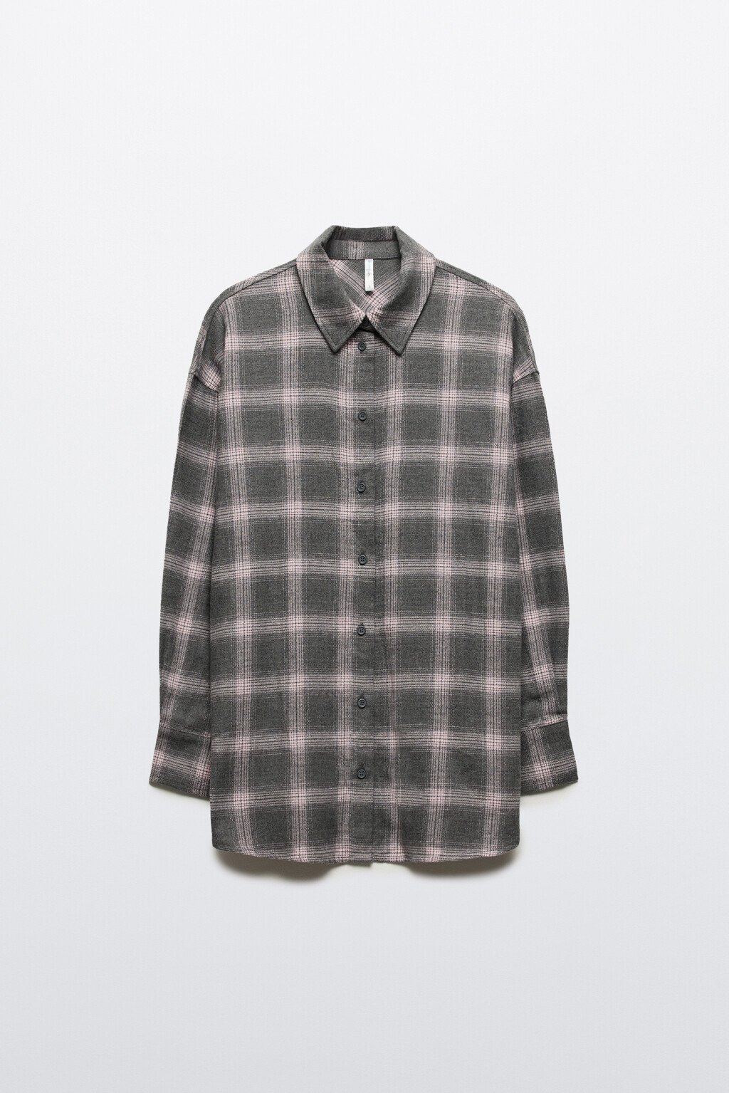 Рубашка oversize фланелевая в клетку - цвет мультиколор - 8