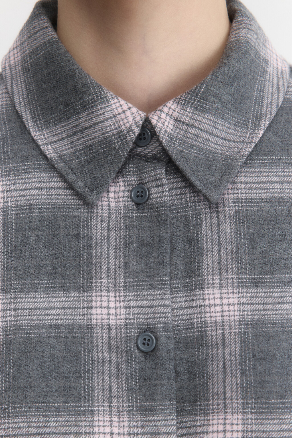 Рубашка oversize фланелевая в клетку - цвет мультиколор - 6