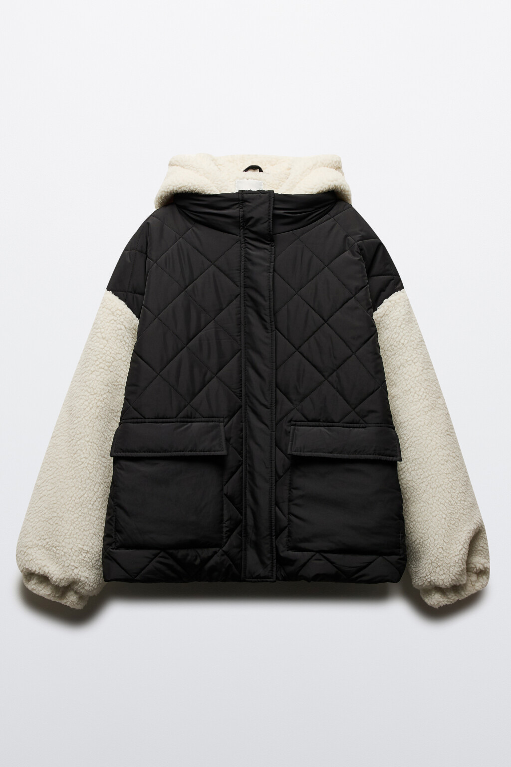 Куртка двуслойная плюшевая со стеганым верхом - цвет мультиколор - 11