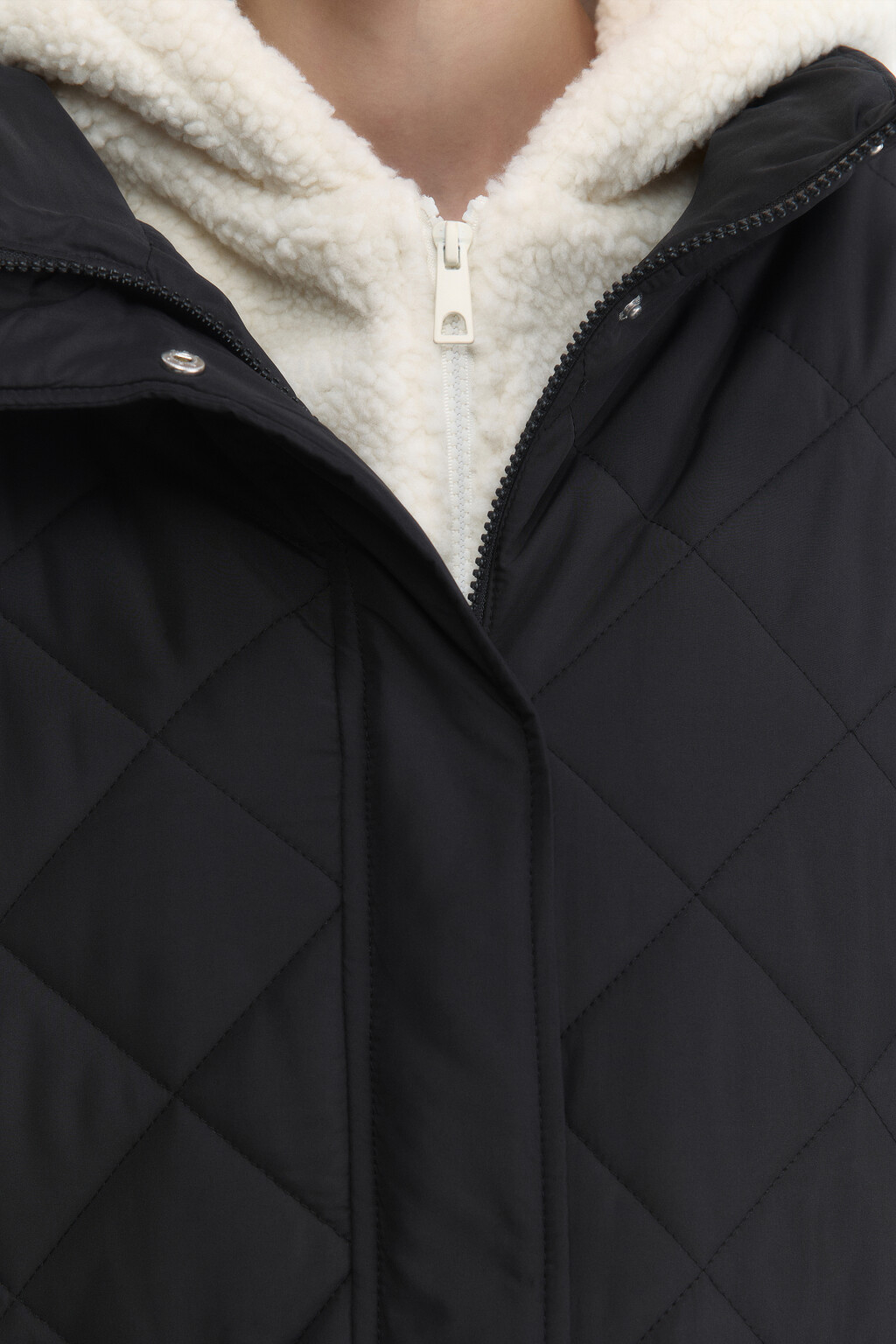 Куртка двуслойная плюшевая со стеганым верхом - цвет мультиколор - 6