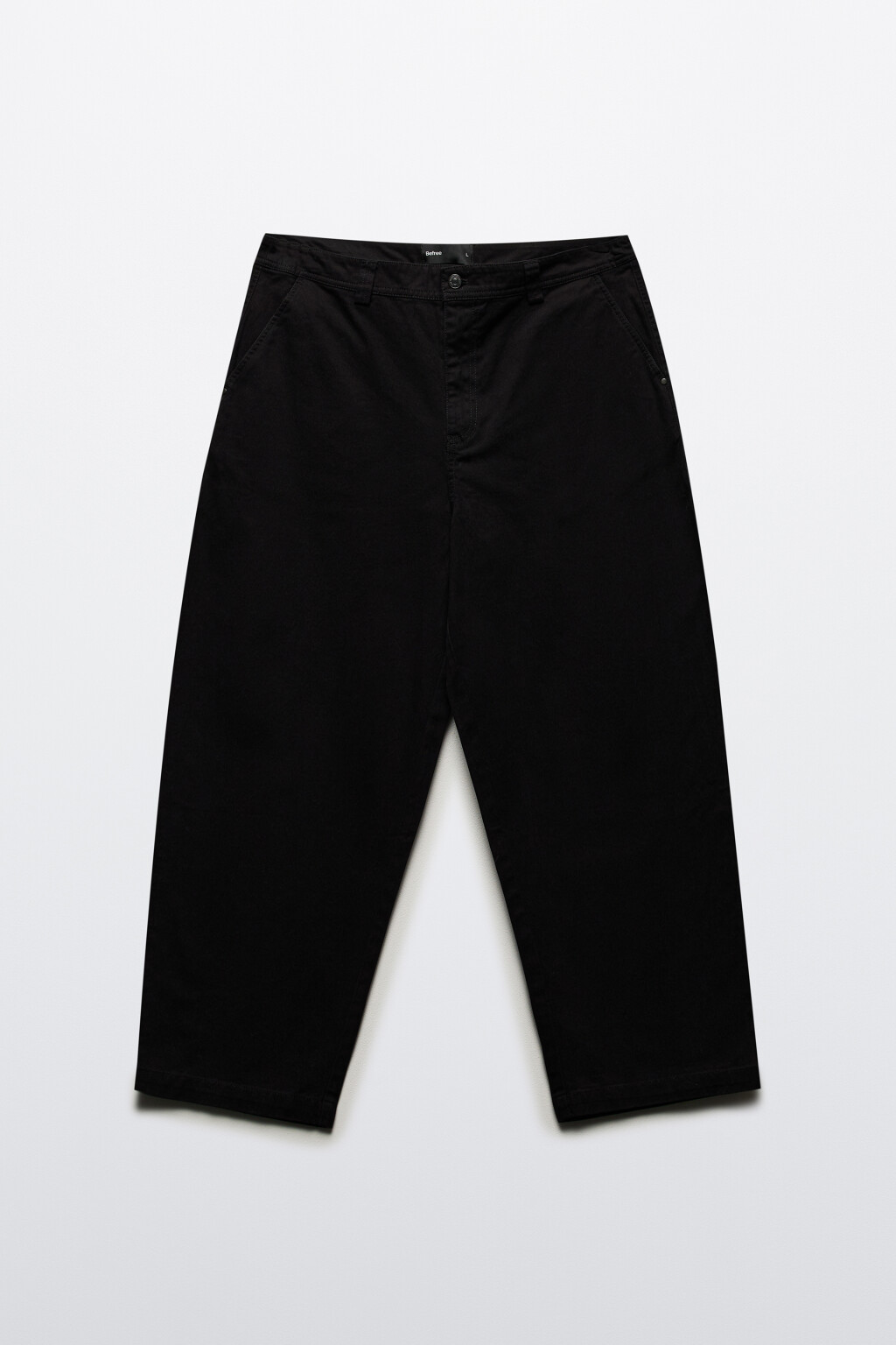 Брюки baggy fit широкие из хлопка - цвет черный - 7