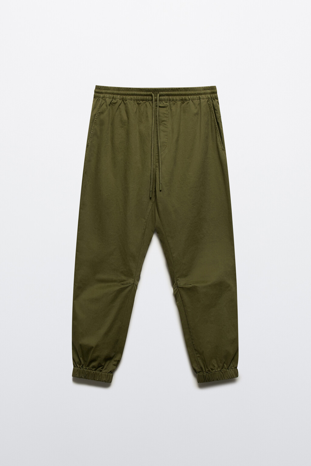Брюки-джоггеры из хлопкового текстиля - цвет зеленый - 8