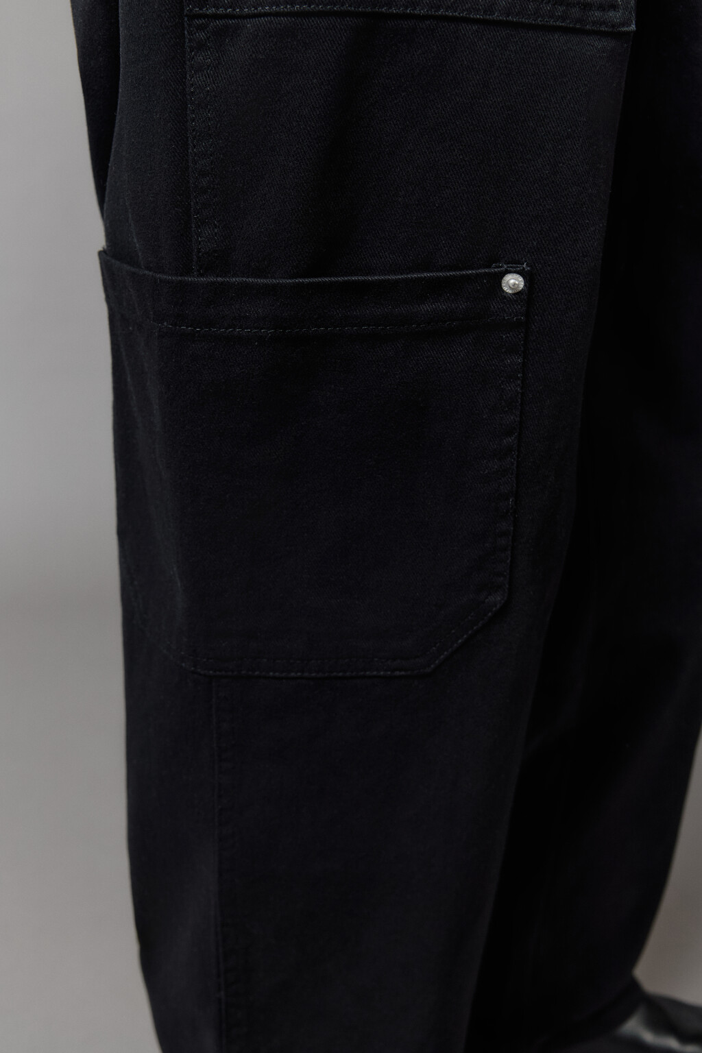 Брюки carpenter fit широкие хлопковые - цвет черный - 9