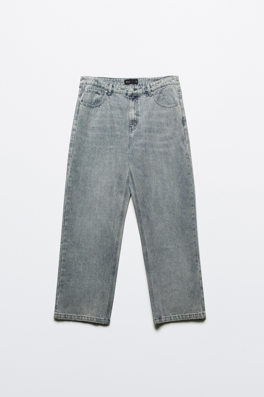 Джинсы loose fit свободные со средней посадкой - цвет голубой - 7