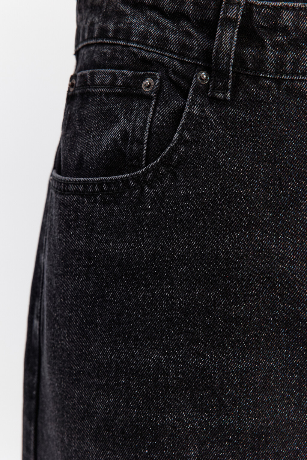 Джинсы loose fit свободные со средней посадкой - цвет черный - 6