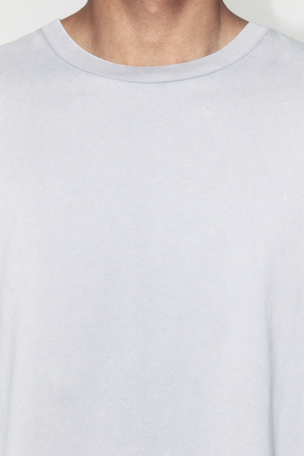 Футболка boxy fit хлопковая с вареным эффектом - цвет серый - 4