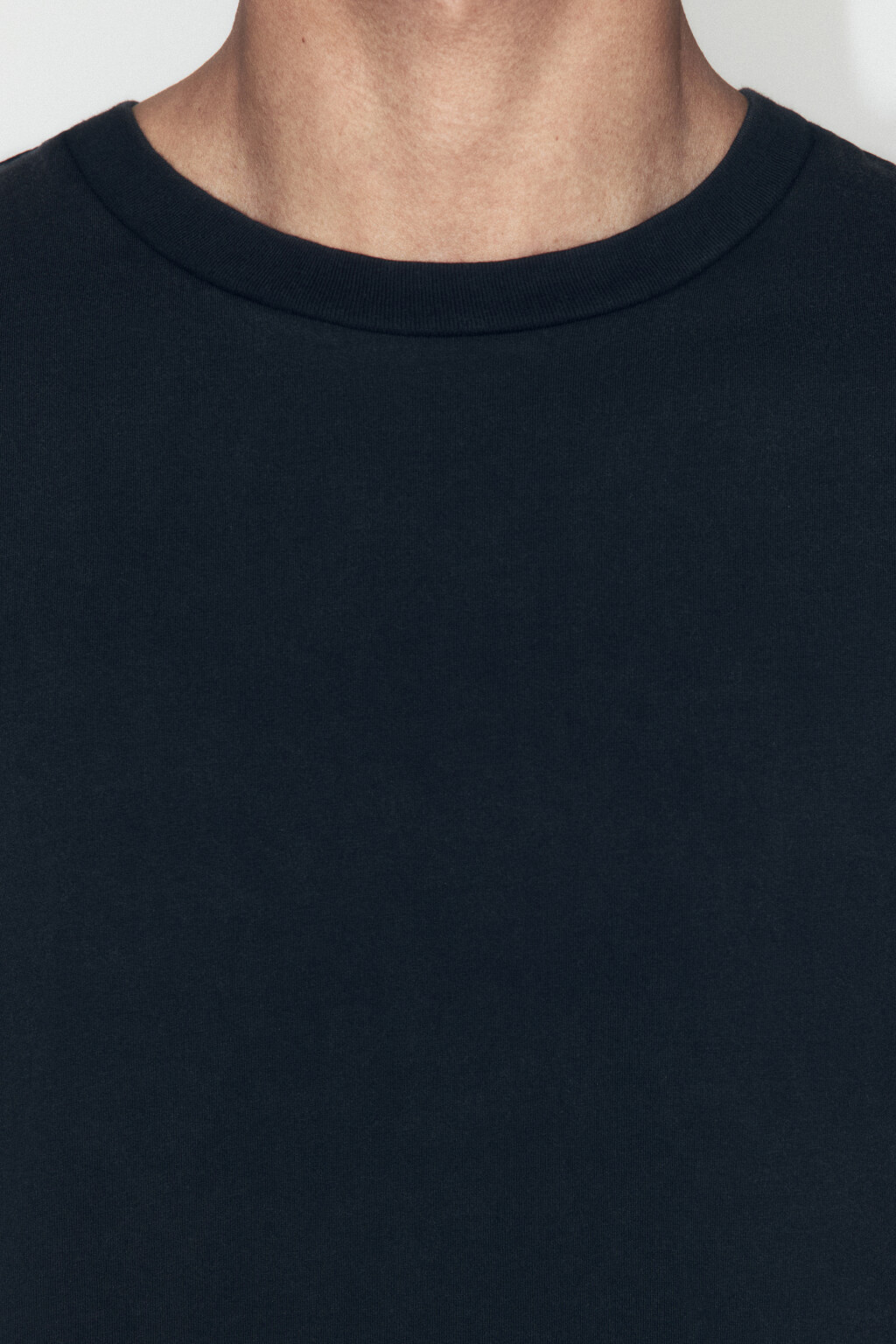 Футболка boxy fit хлопковая с вареным эффектом - цвет черный - 7