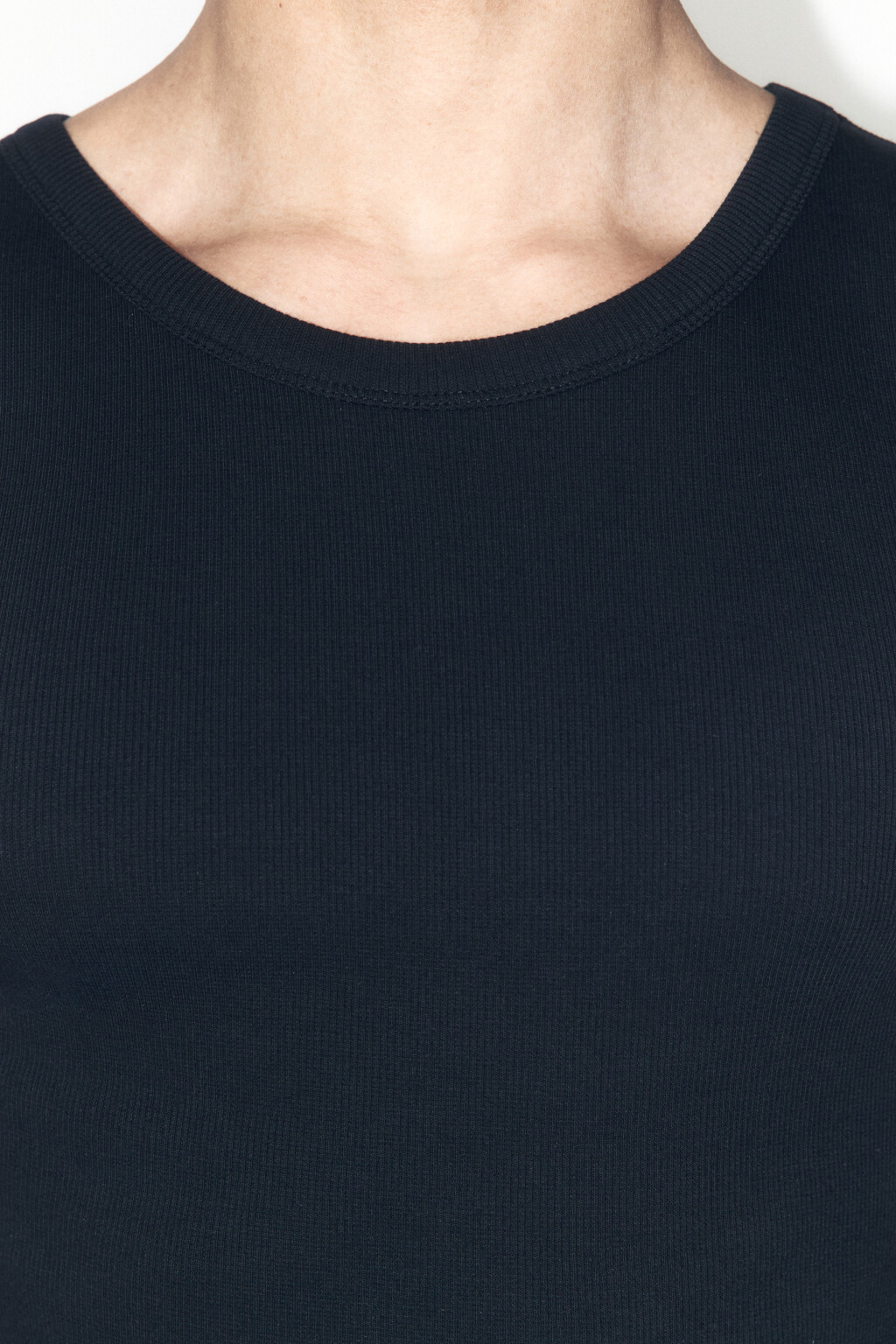 Майка базовая из хлопка - цвет черный - 6