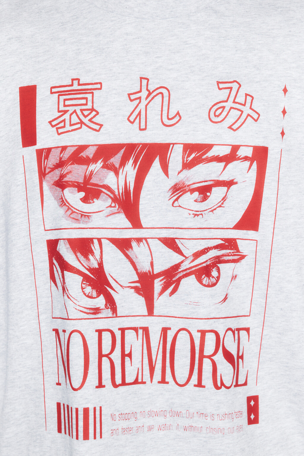 Футболка oversize хлопковая с принтом - цвет серый - 6