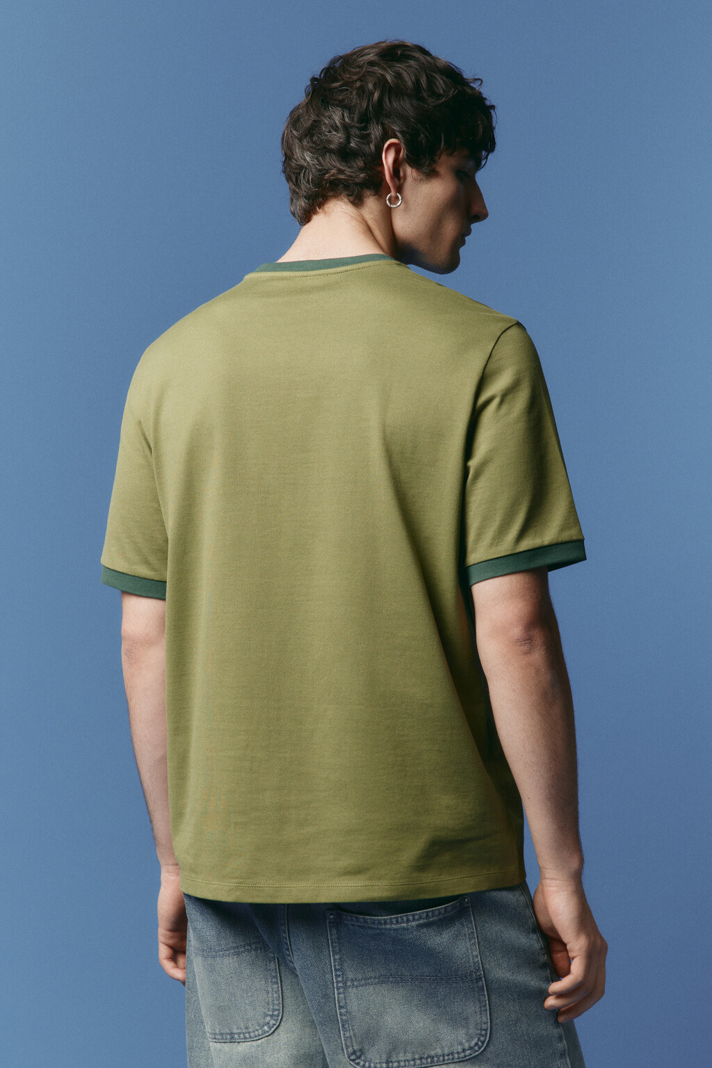 Футболка хлопковая с ковбойским принтом - цвет зеленый - 3