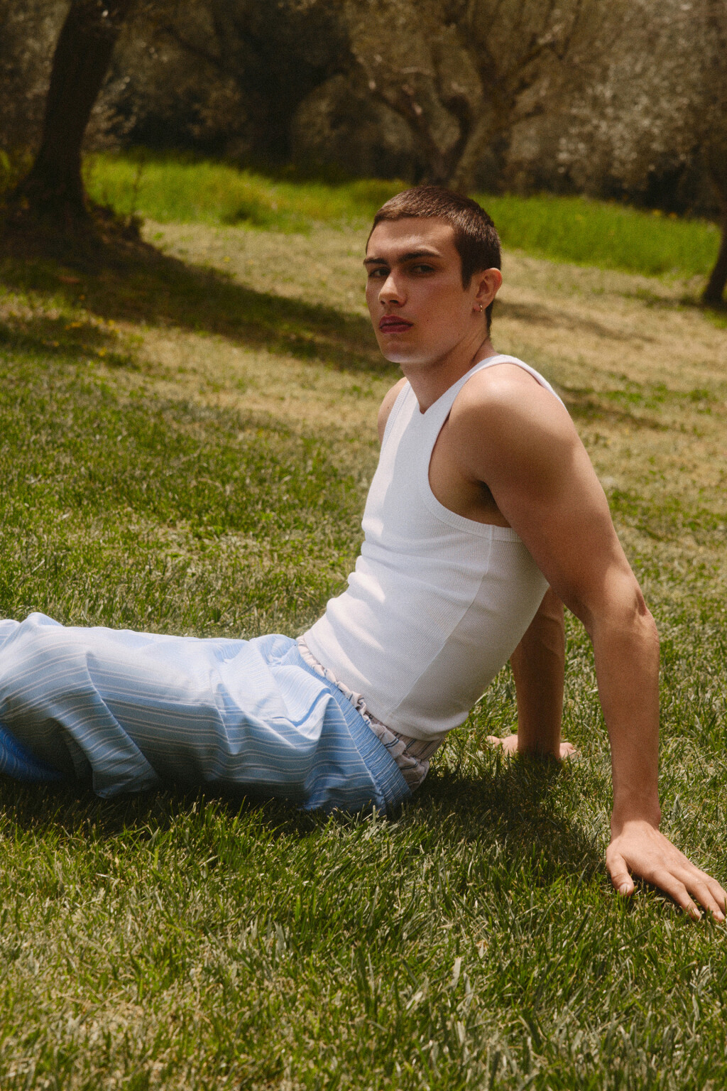 Майка базовая хлопковая - цвет белый - 9