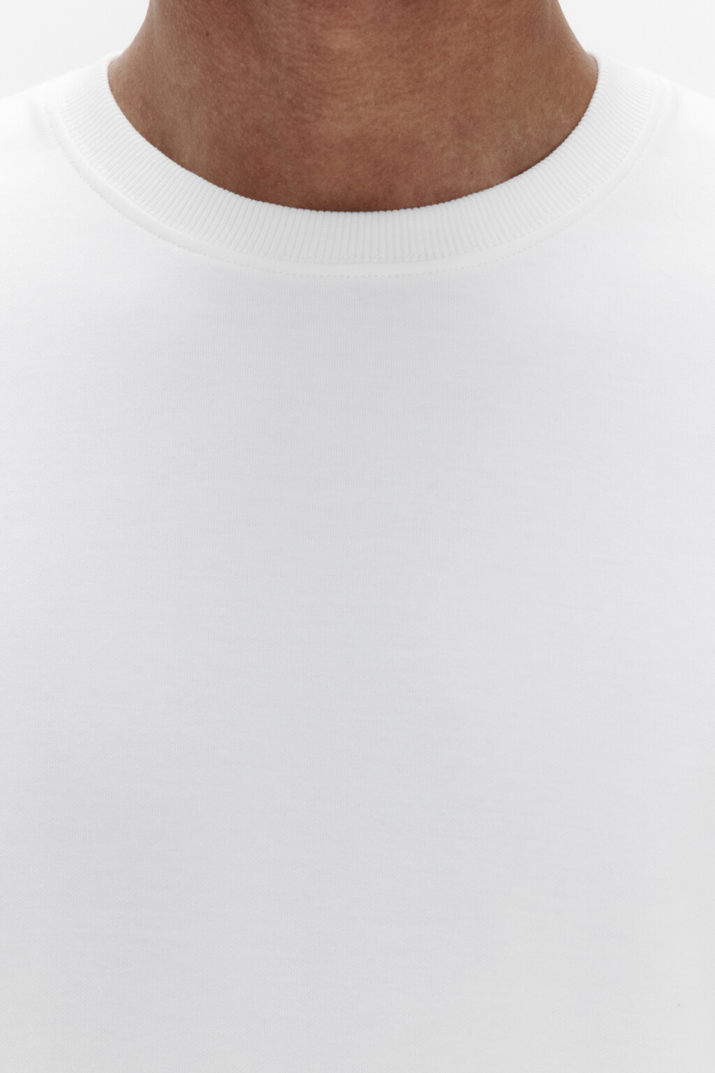 Футболка oversize из хлопкового футера - цвет бежевый - 5