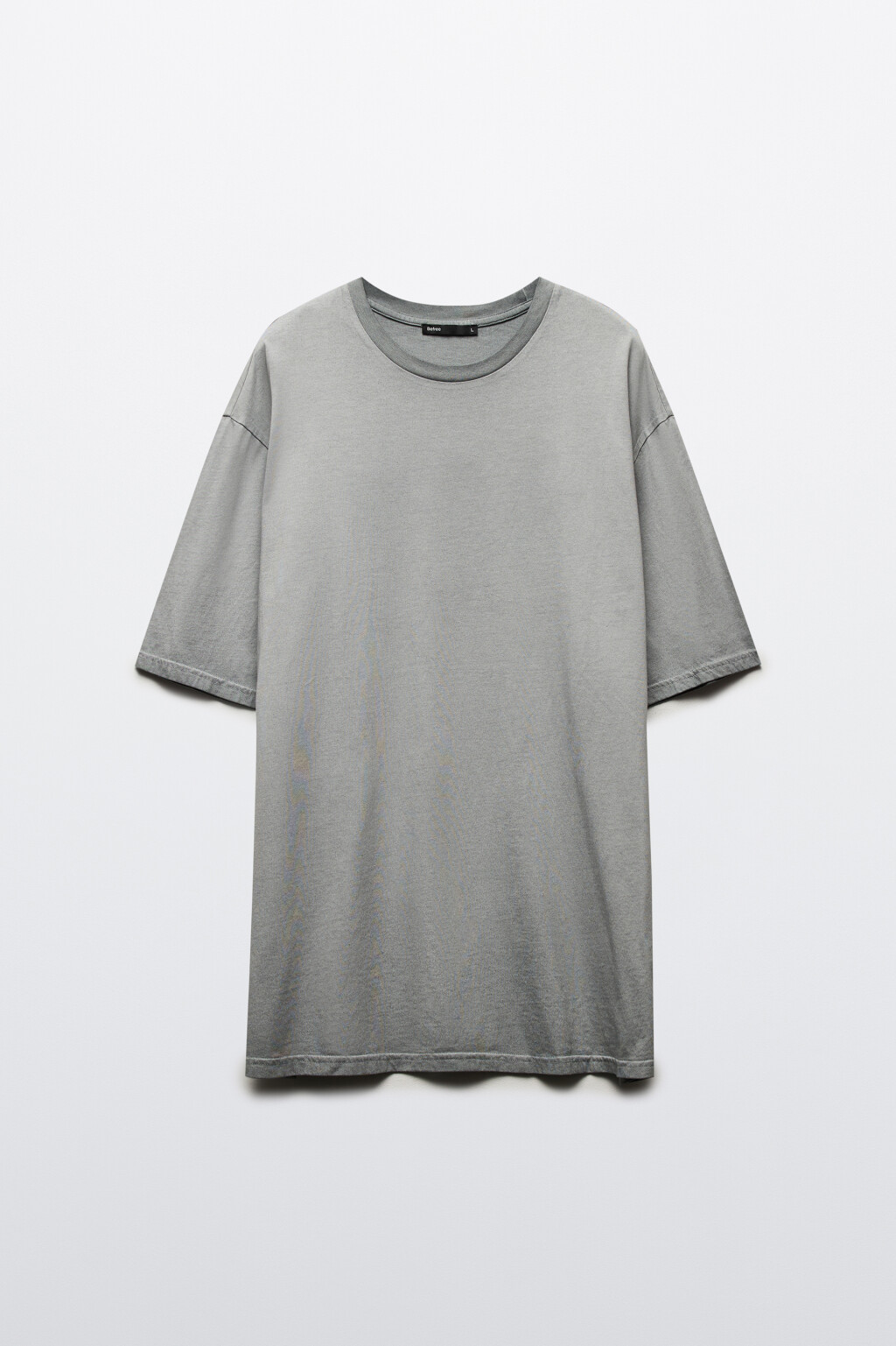 Футболка хлопковая с вареным эффектом - цвет зеленый - 8