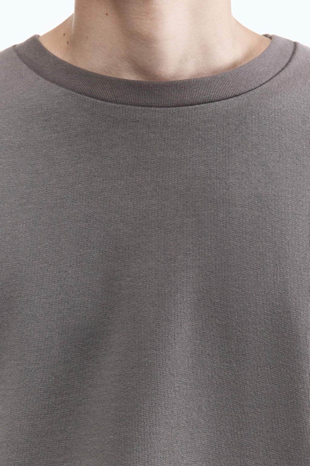 Лонгслив oversize рваный двуслойный - цвет серый - 7