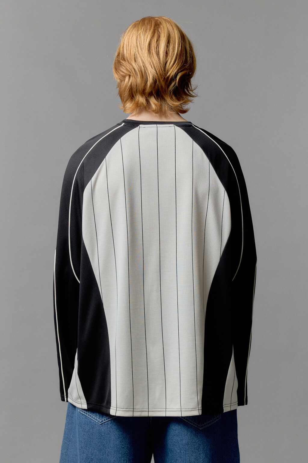 Лонгслив с принтом в спортивном стиле - цвет бежевый - 3