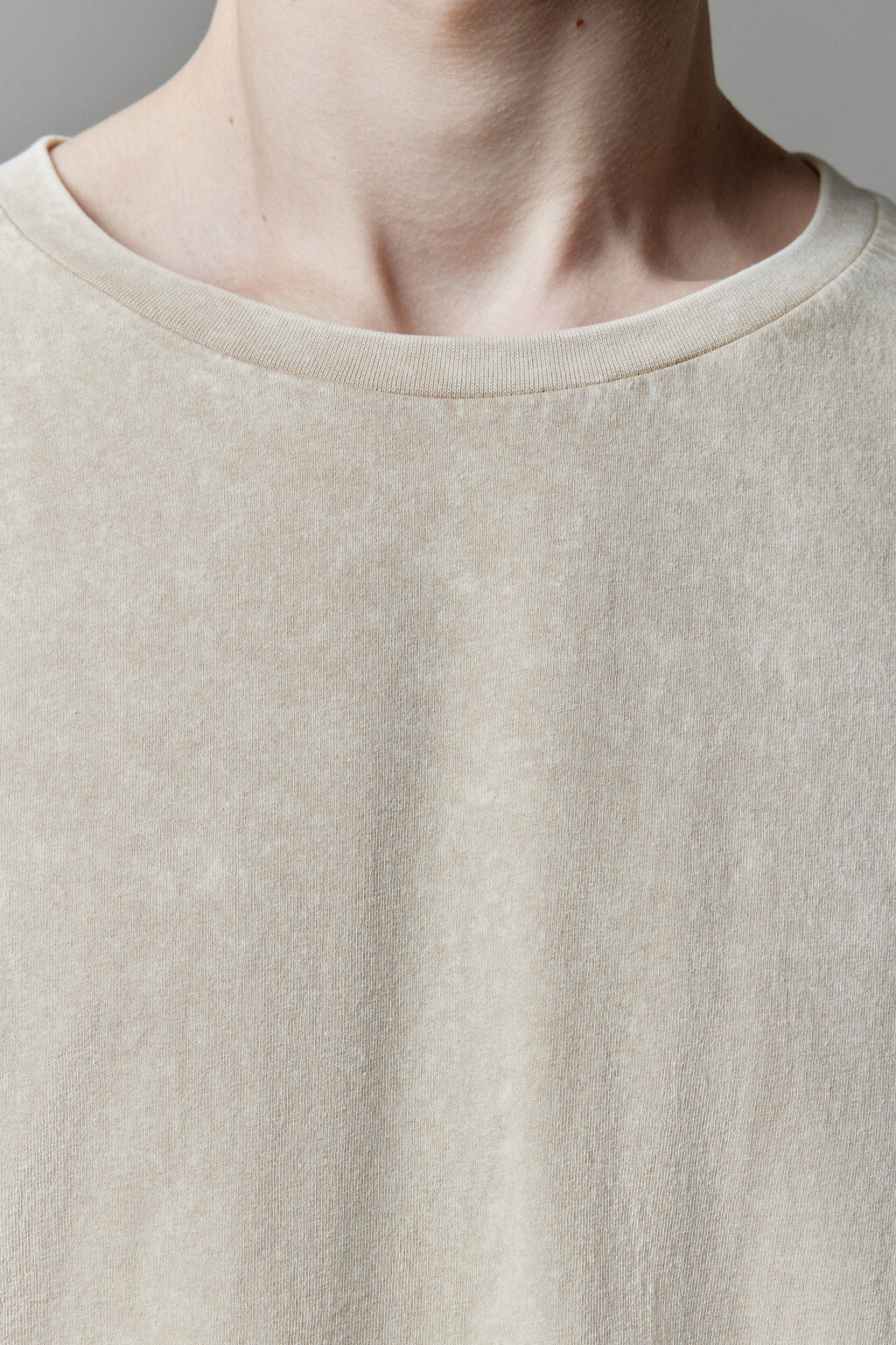 Лонгслив с двойными рукавами и вареным эффектом - цвет бежевый - 6