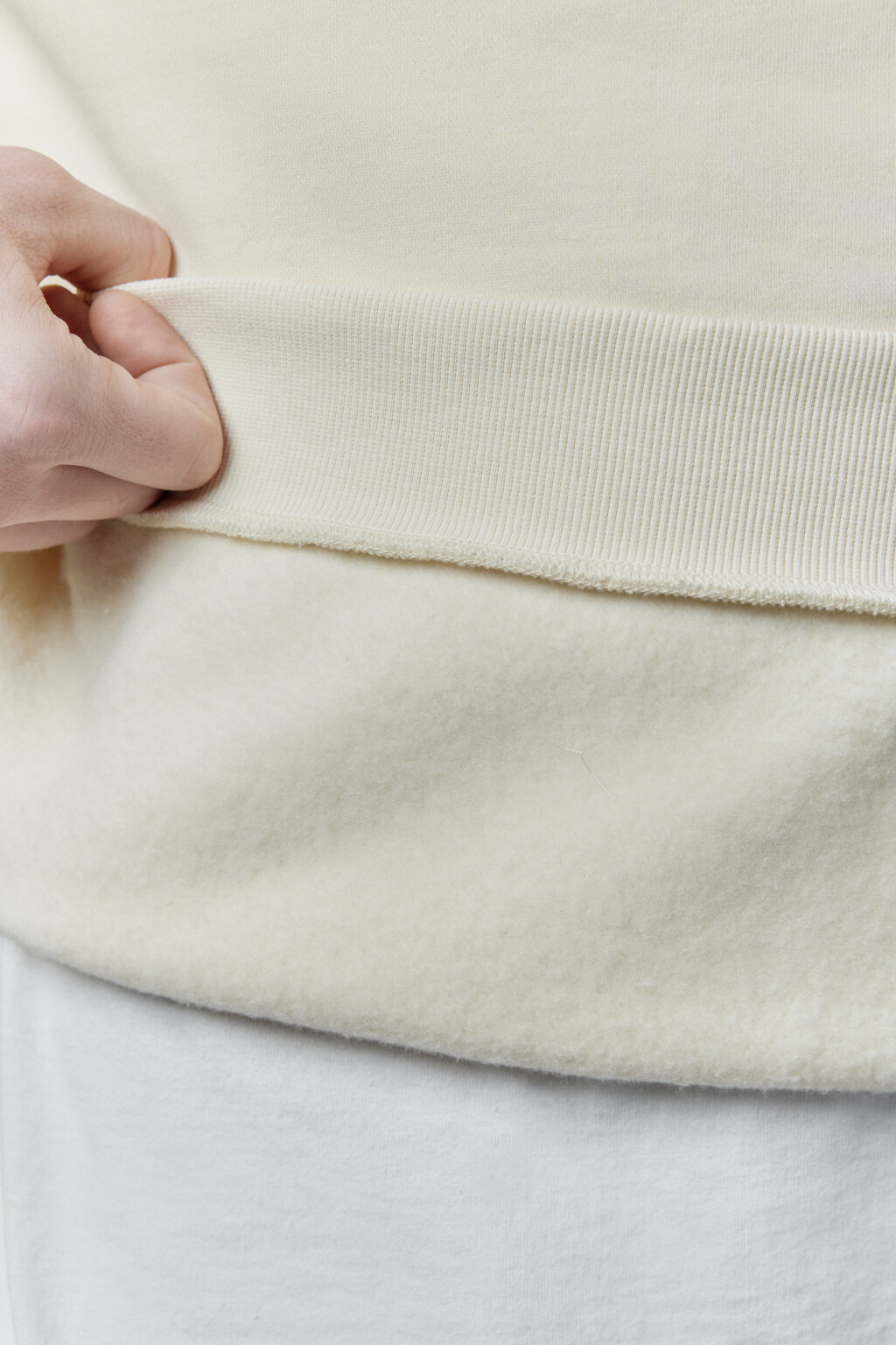 Толстовка half zip утепленная с воротником-стойкой - цвет бежевый - 9