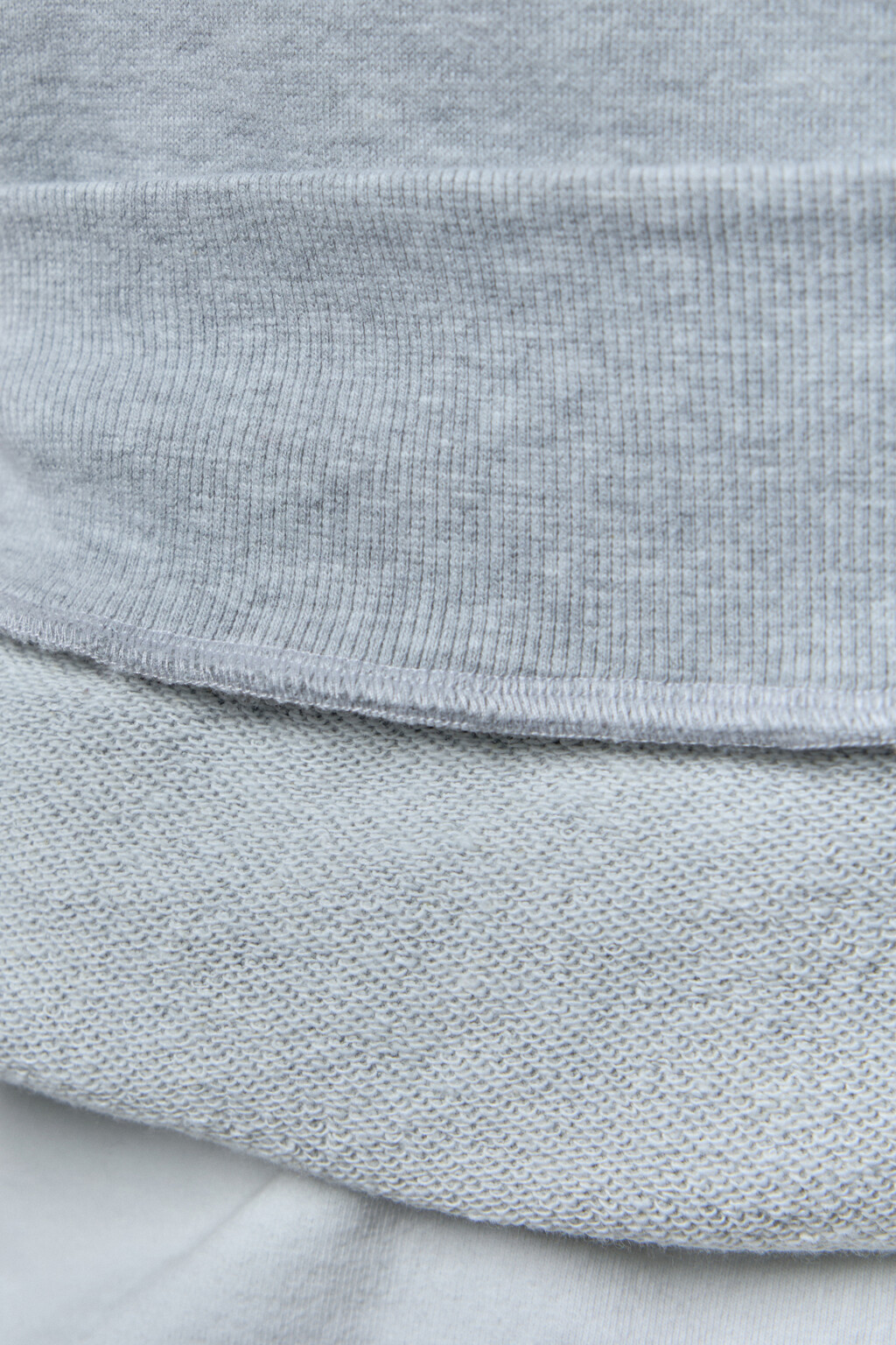 Толстовка half zip с вышитой надписью - цвет серый - 9