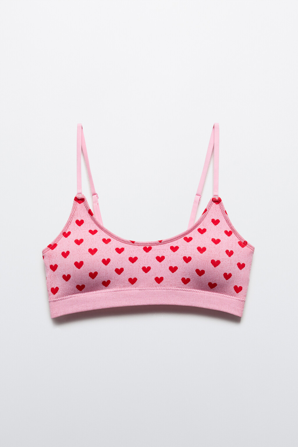 Бюстгальтер-топ бесшовный в сердечко - цвет мультиколор - 5