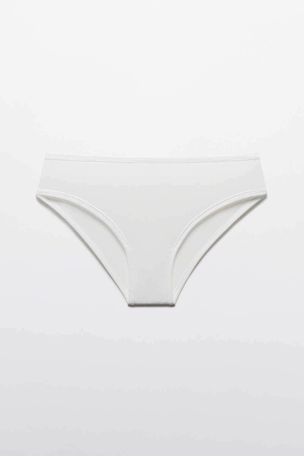 Трусы-слипы базовые гладкие - цвет белый - 5