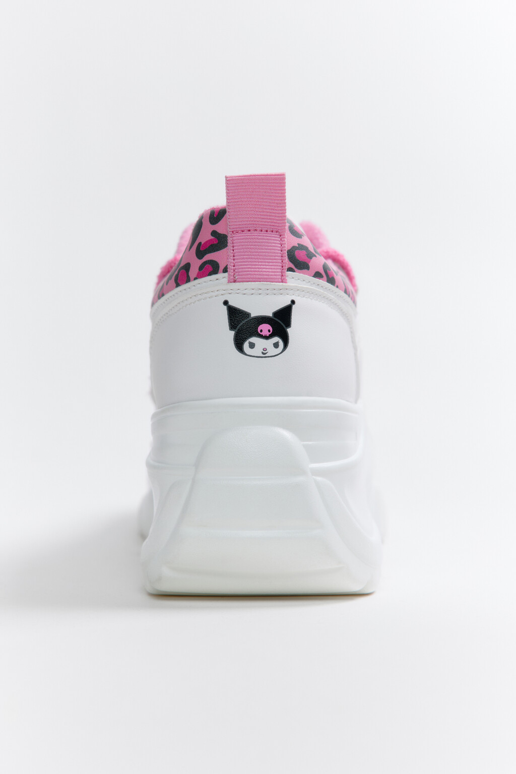 Кроссовки на платформе с декором - цвет белый - 4