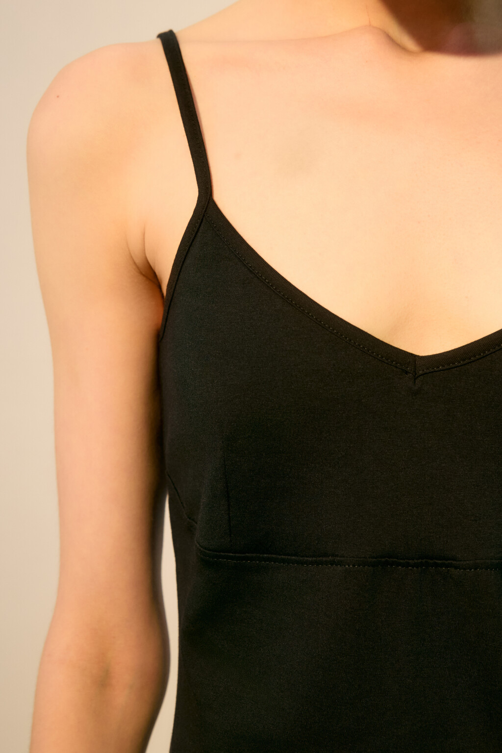 Платье-майка макси с вареным эффектом - цвет черный - 5