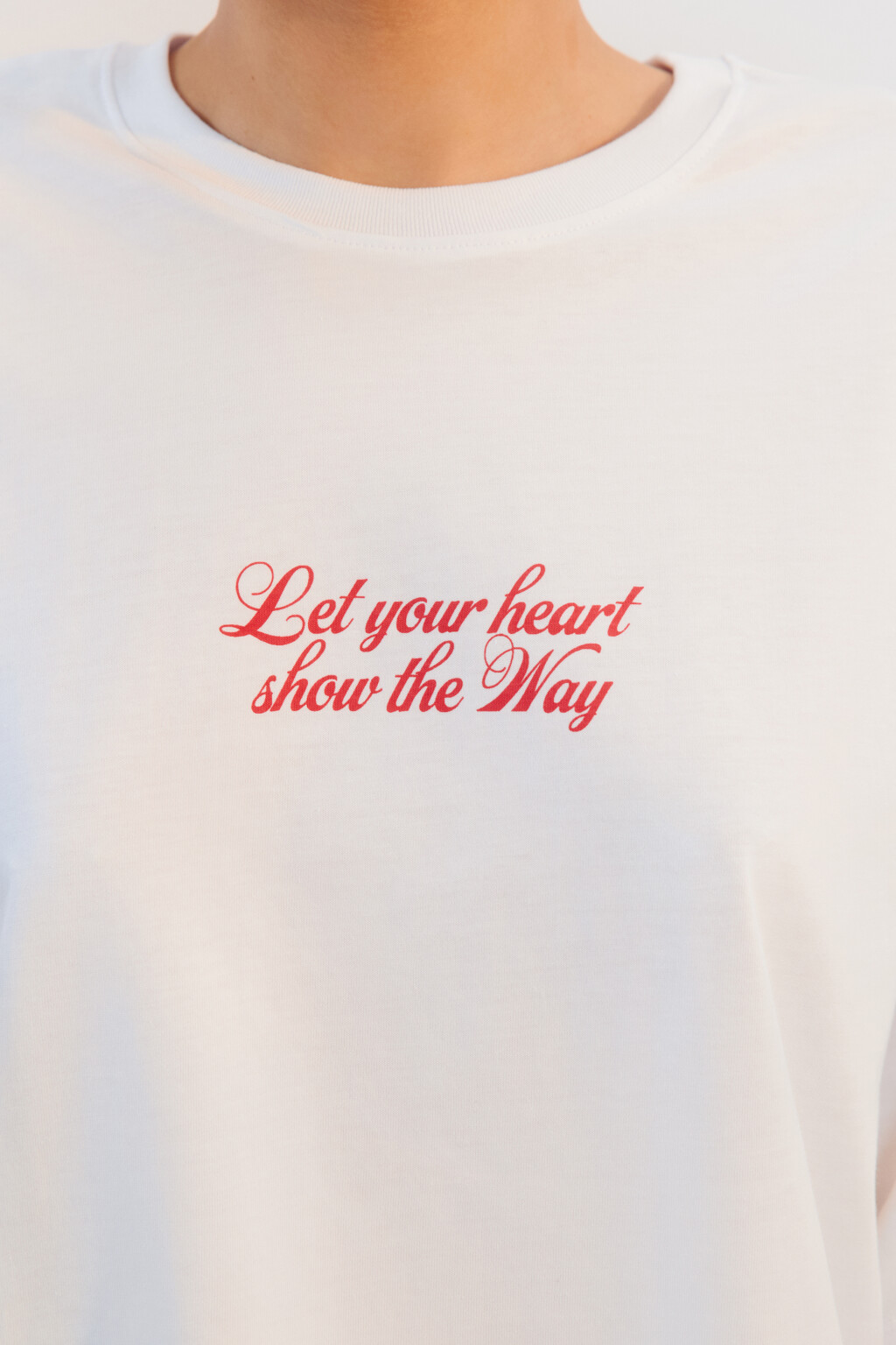 Футболка хлопковая с принтом - цвет белый - 5