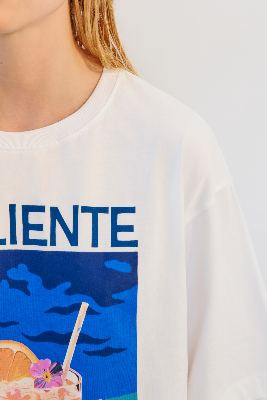 Футболка хлопковая с принтом - цвет мультиколор - 5