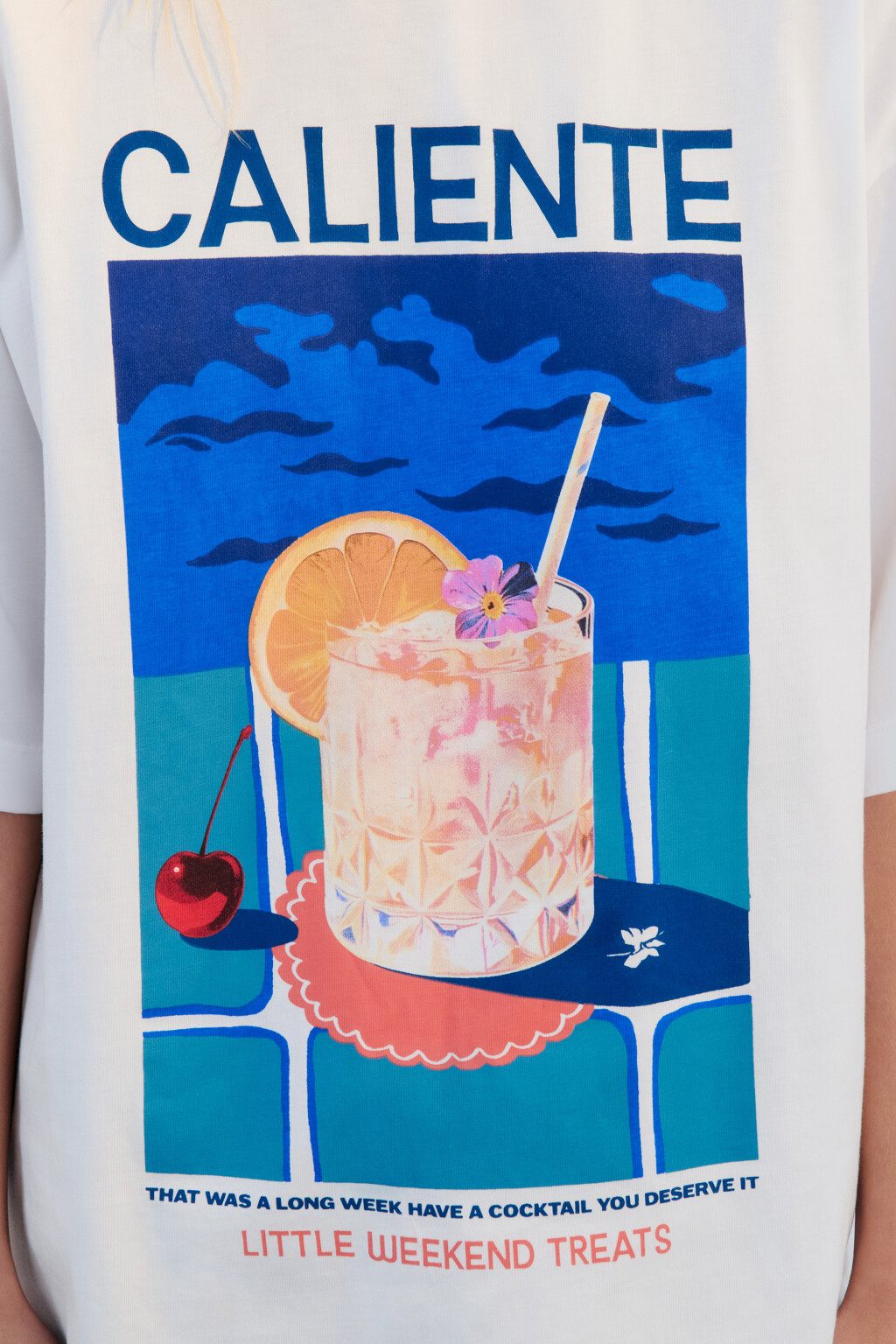 Футболка хлопковая с принтом - цвет мультиколор - 6