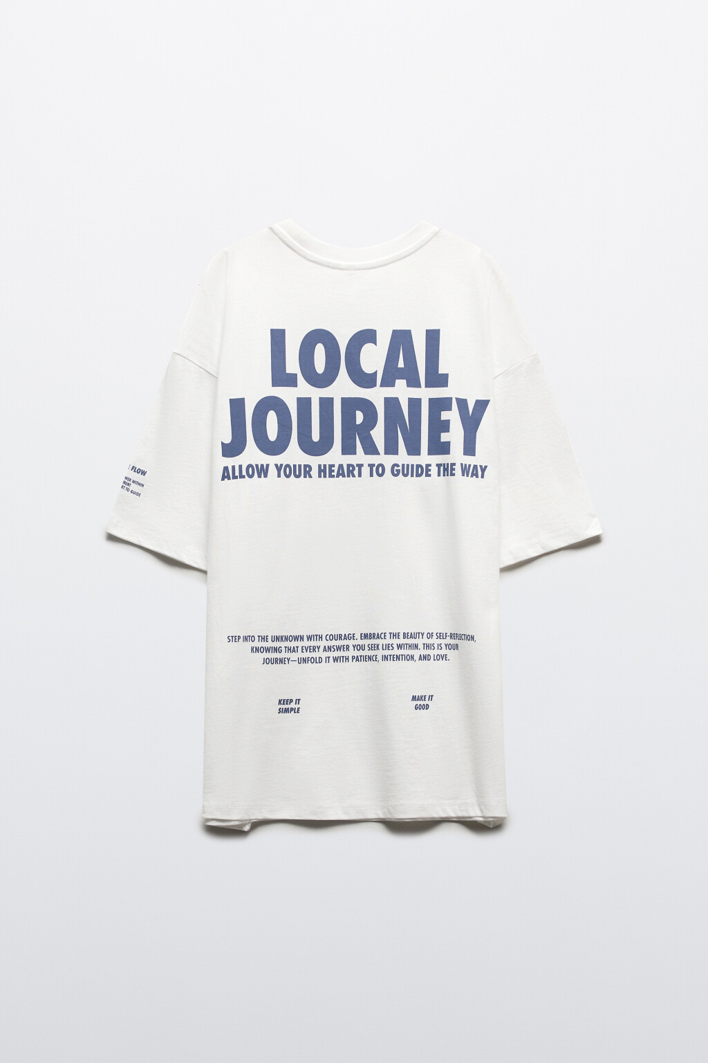 Футболка хлопковая с принтом - цвет синий - 8