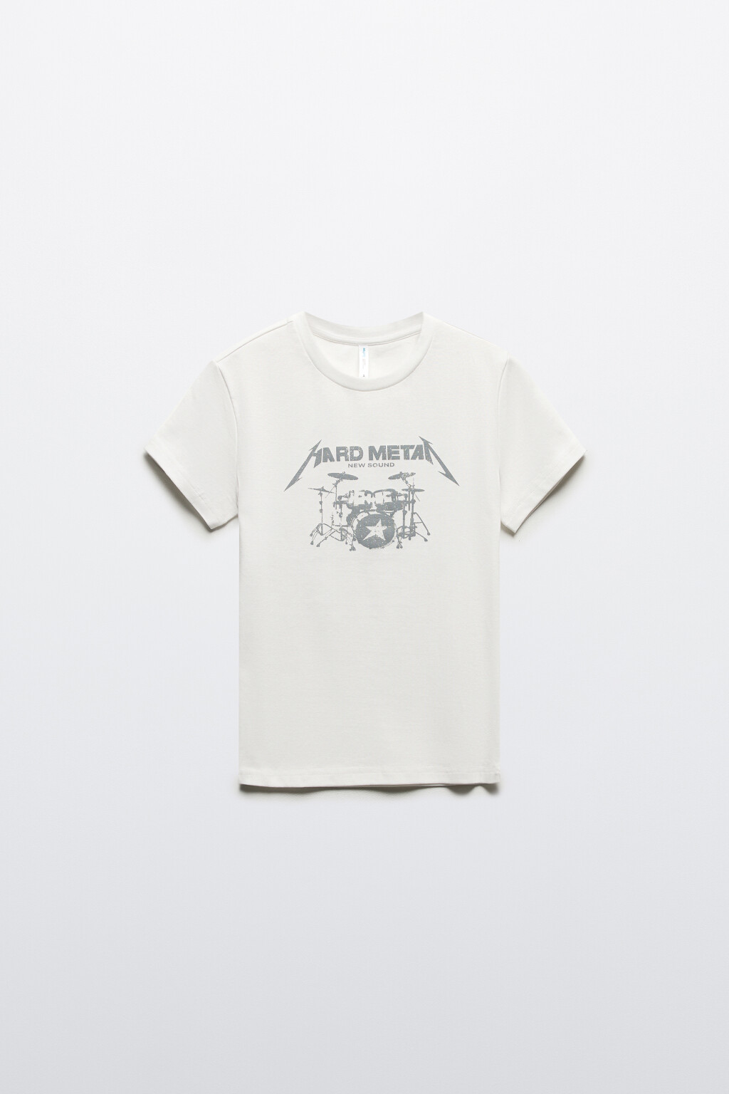 Футболка облегающая с принтом - цвет белый - 8