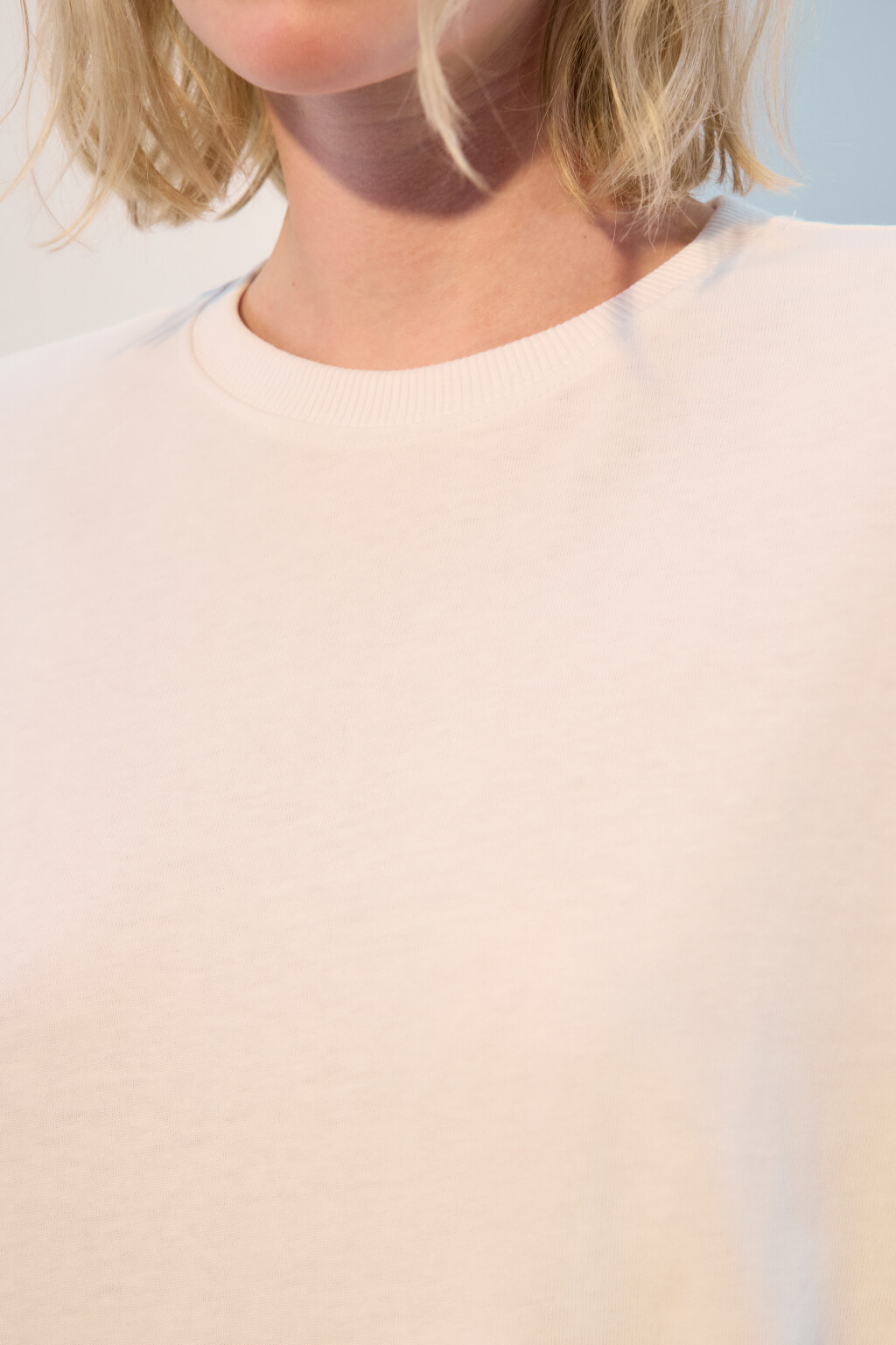 Футболка oversize из плотного хлопка - цвет белый - 6