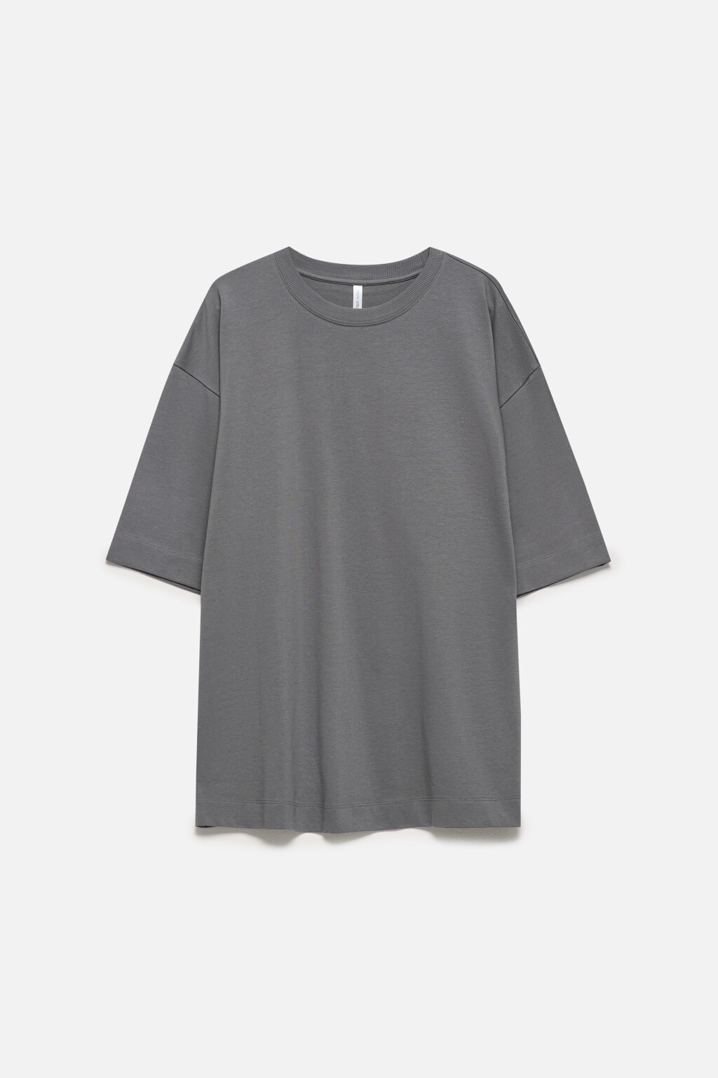 Футболка oversize из плотного хлопка - цвет серый - 7