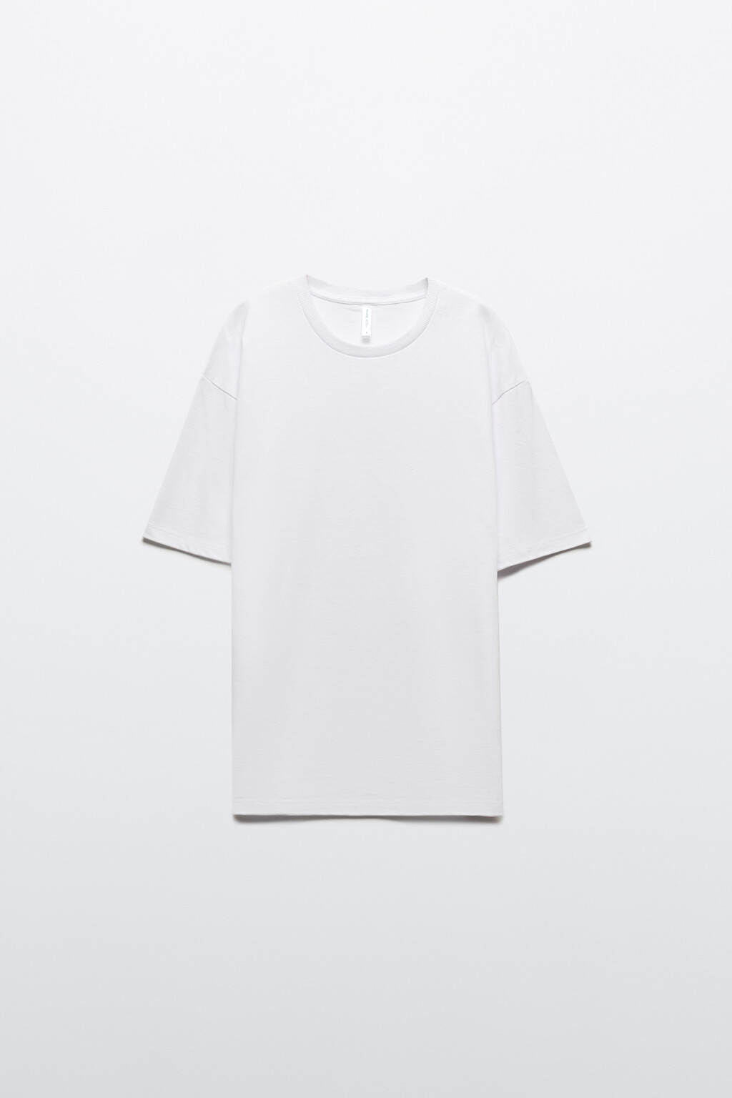 Футболка из плотного хлопкового трикотажа - цвет белый - 7