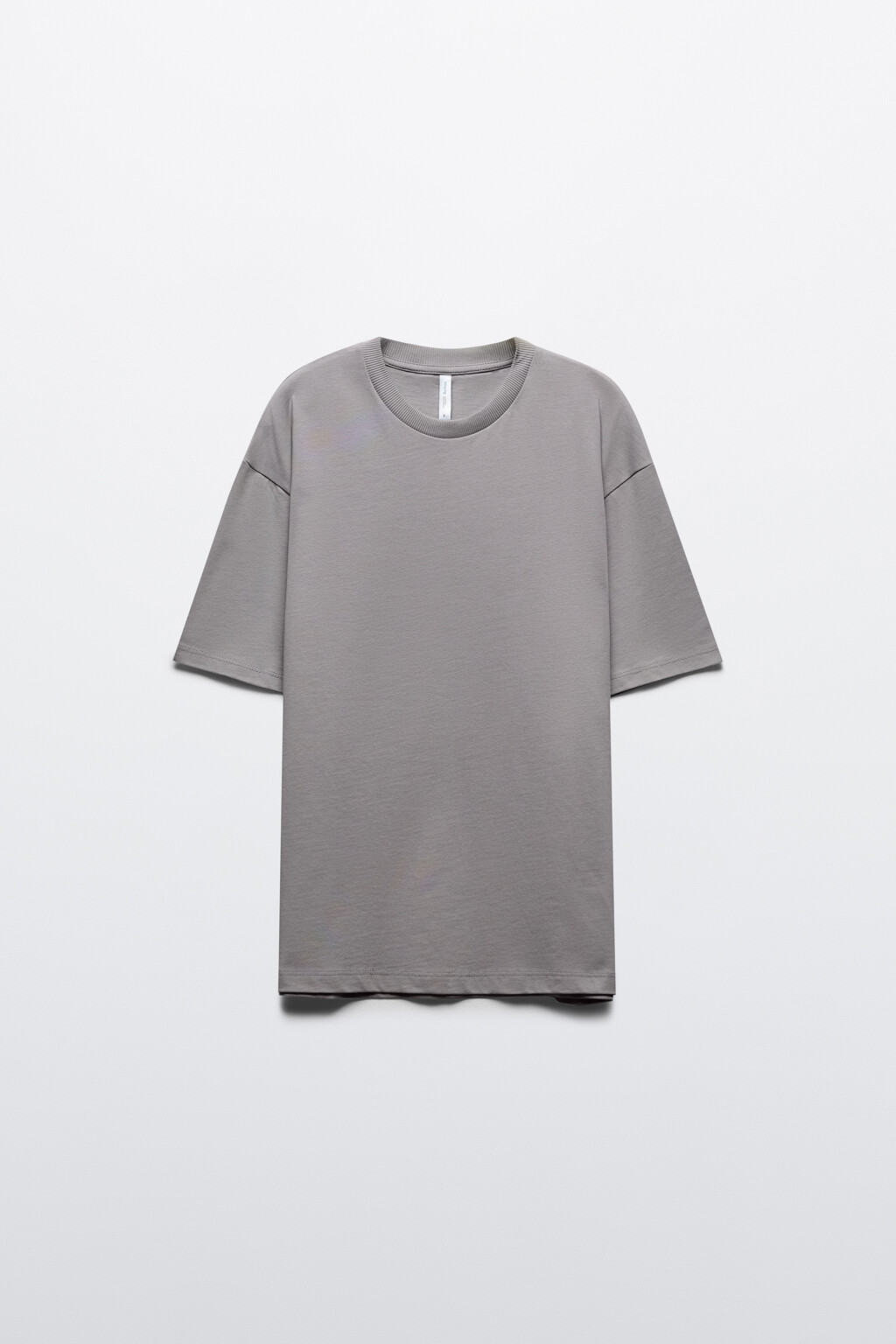 Футболка из плотного хлопкового трикотажа - цвет серый - 7