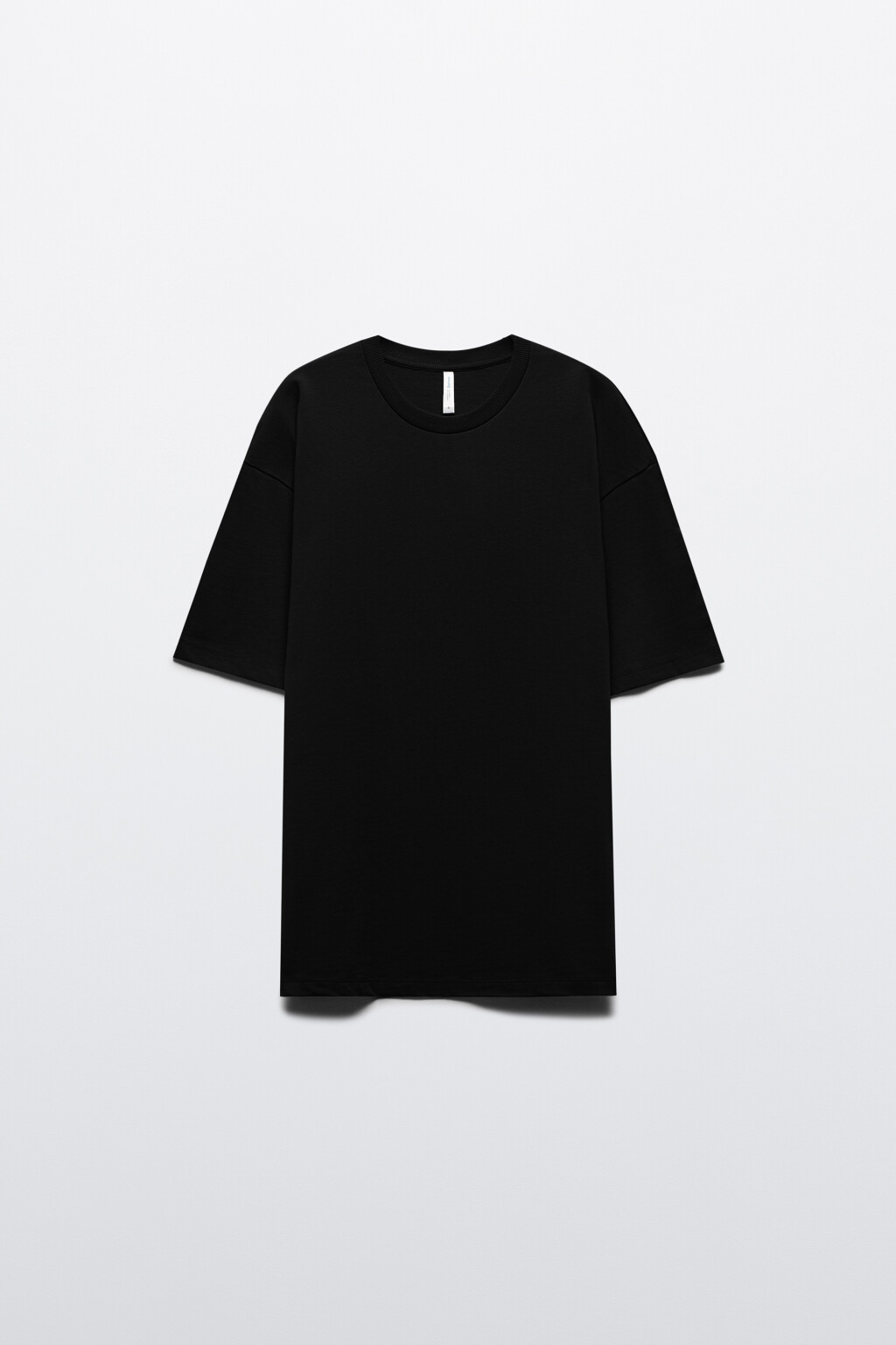 Футболка из плотного хлопкового трикотажа - цвет черный - 7