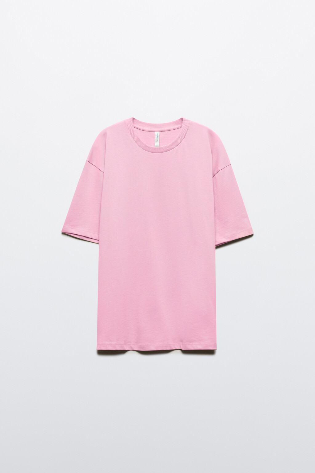 Футболка из плотного хлопкового трикотажа - цвет розовый - 8