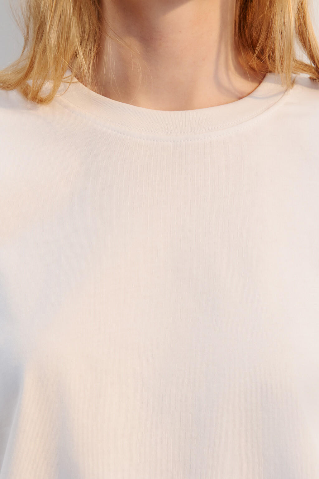 Футболка-топ свободная хлопковая - цвет белый - 5