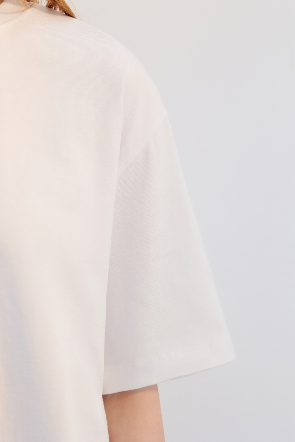 Футболка-топ свободная хлопковая - цвет белый - 6