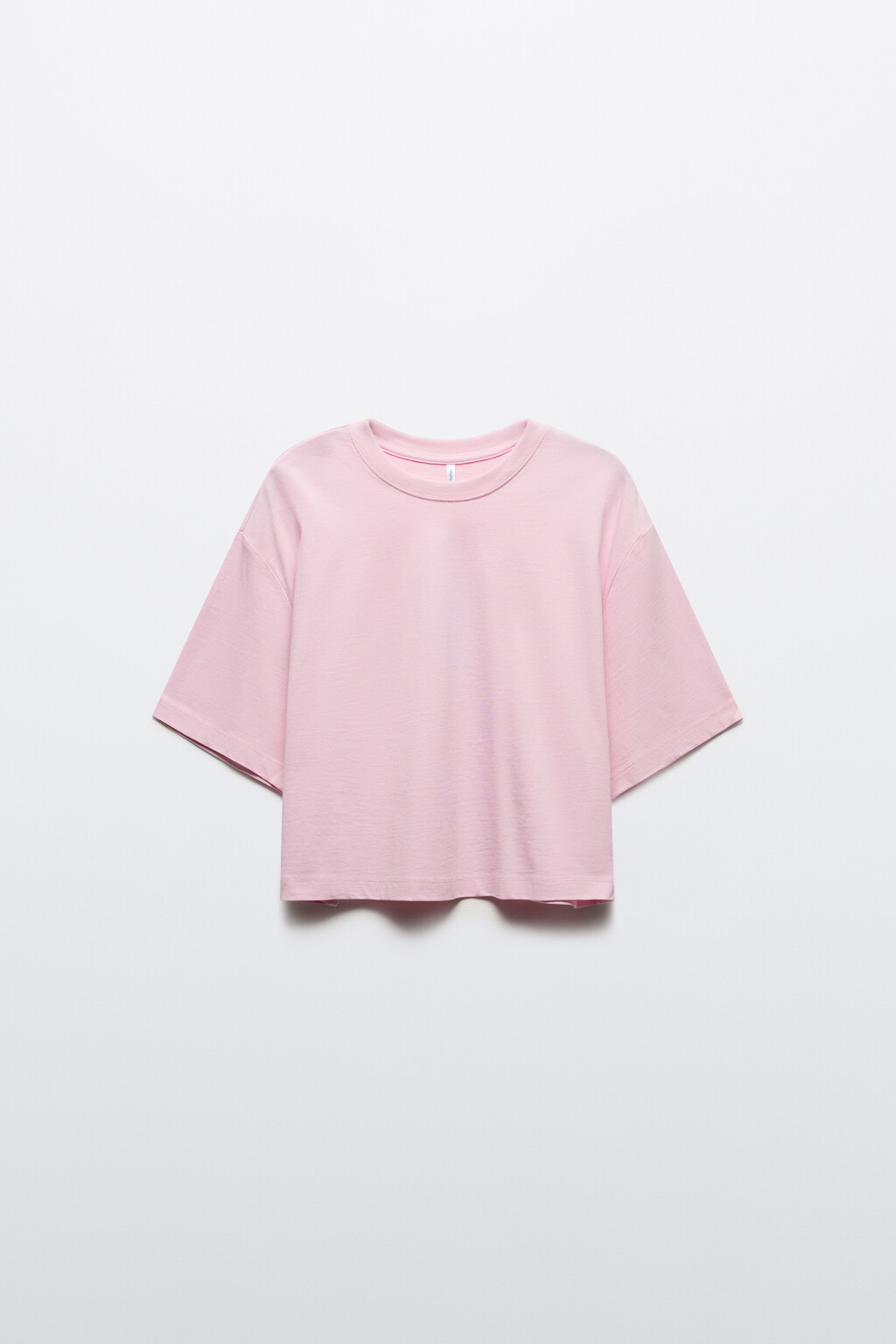 Футболка-топ свободная хлопковая - цвет розовый - 7