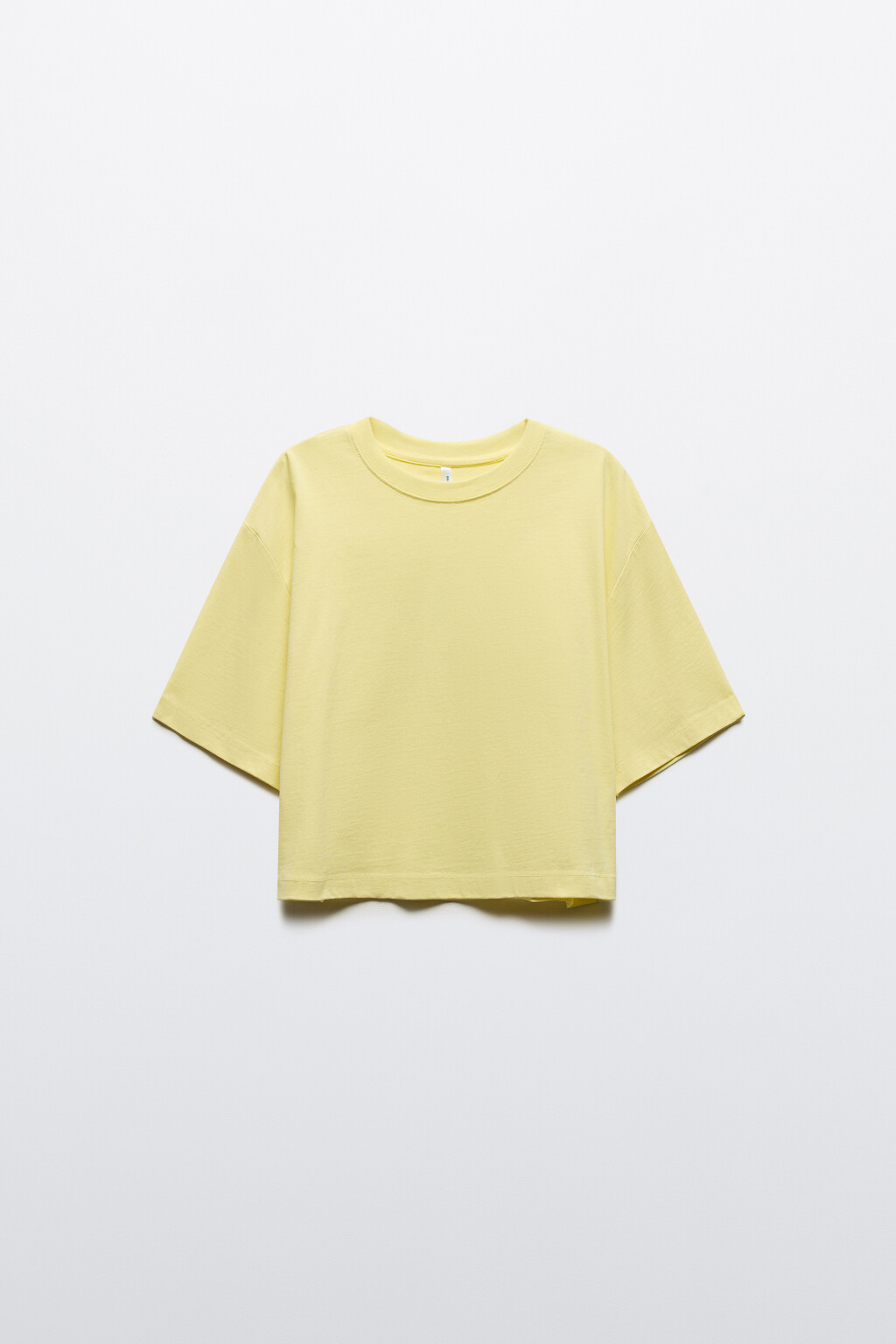 Футболка-топ свободная хлопковая - цвет желтый - 7