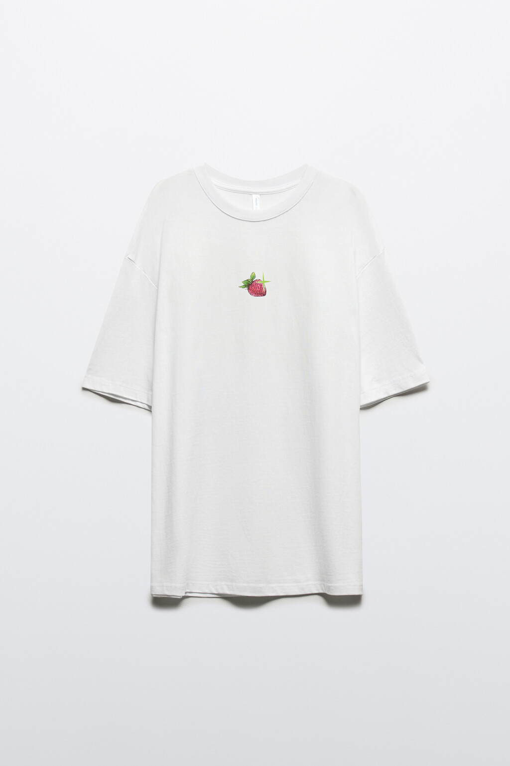 Футболка хлопковая с принтом - цвет белый - 7