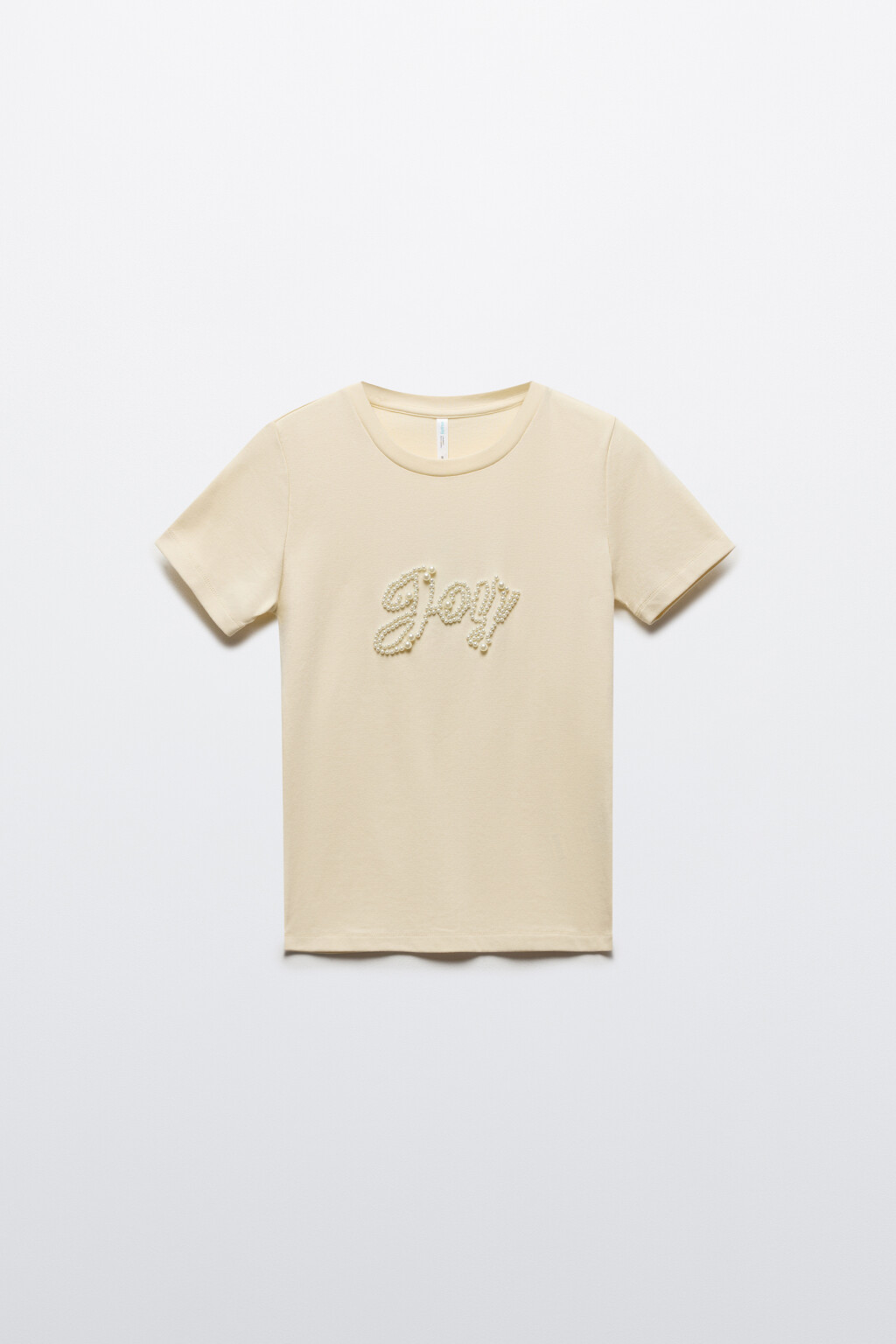 Футболка-топ хлопковая с принтом - цвет желтый - 7