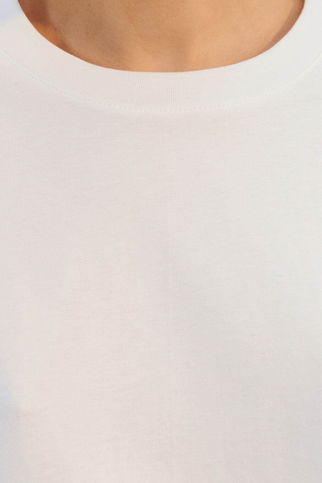 Футболка хлопковая с принтом - цвет бежевый - 5