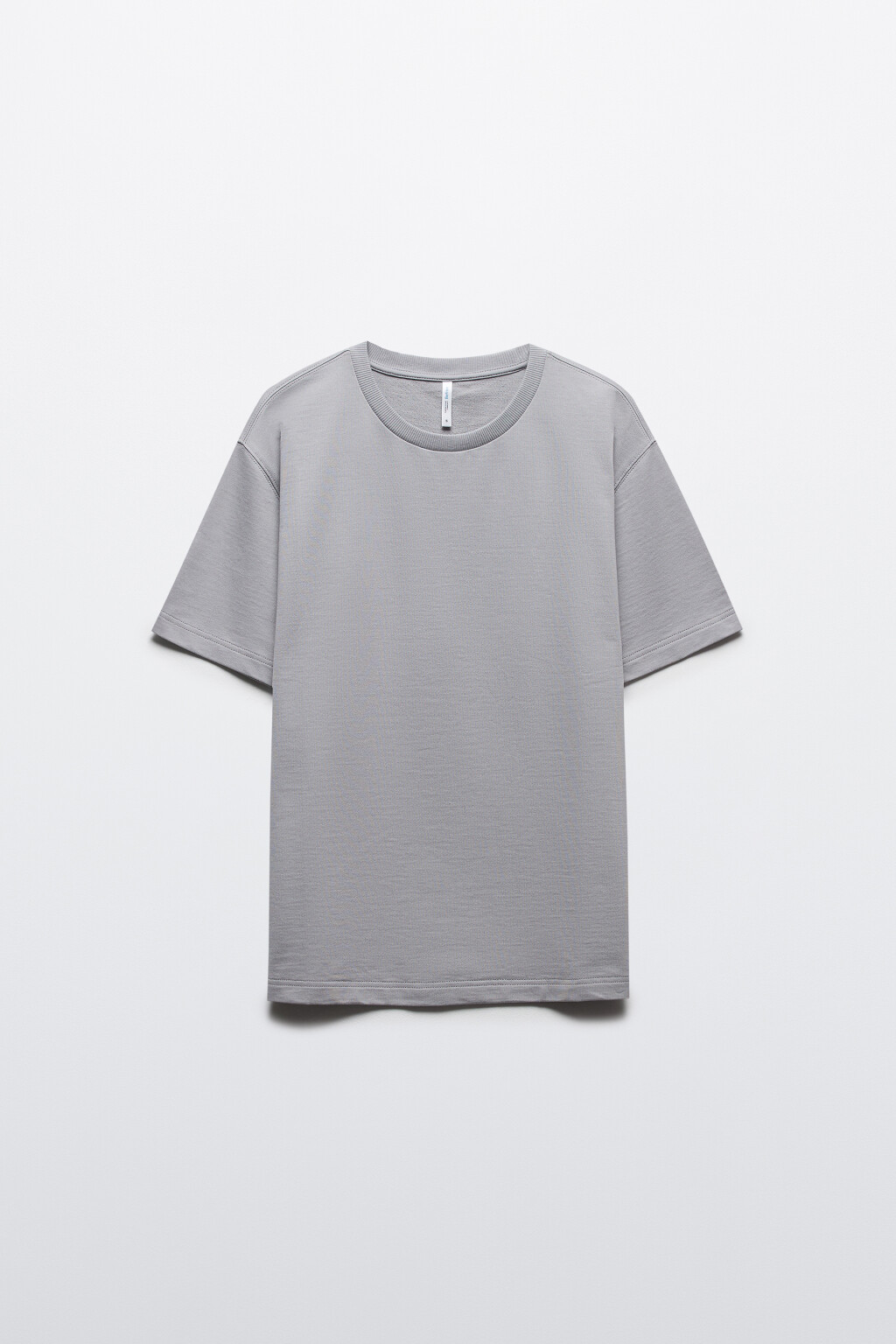Футболка из плотного трикотажа - цвет серый - 7