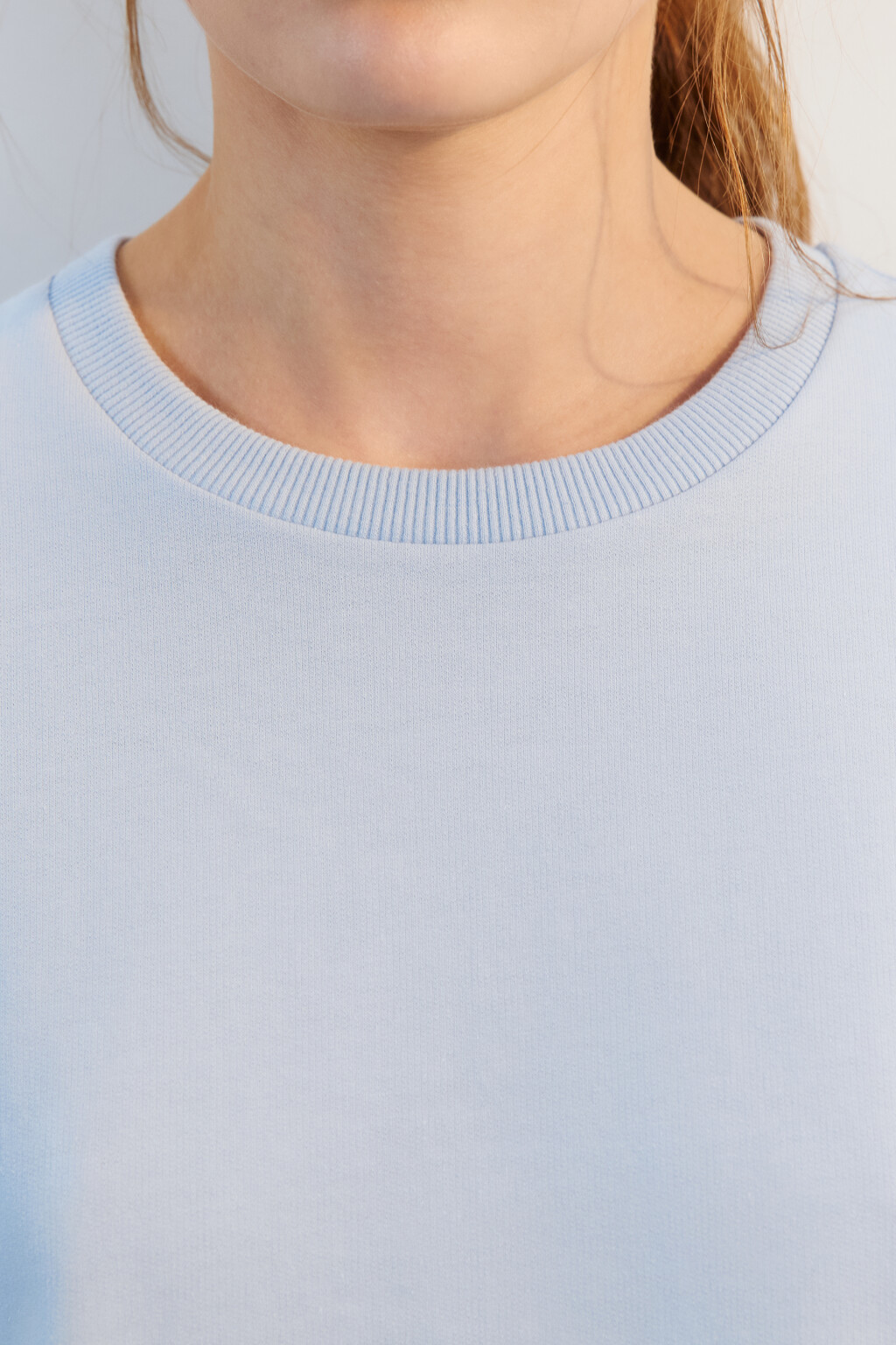 Футболка из плотного трикотажа - цвет голубой - 5