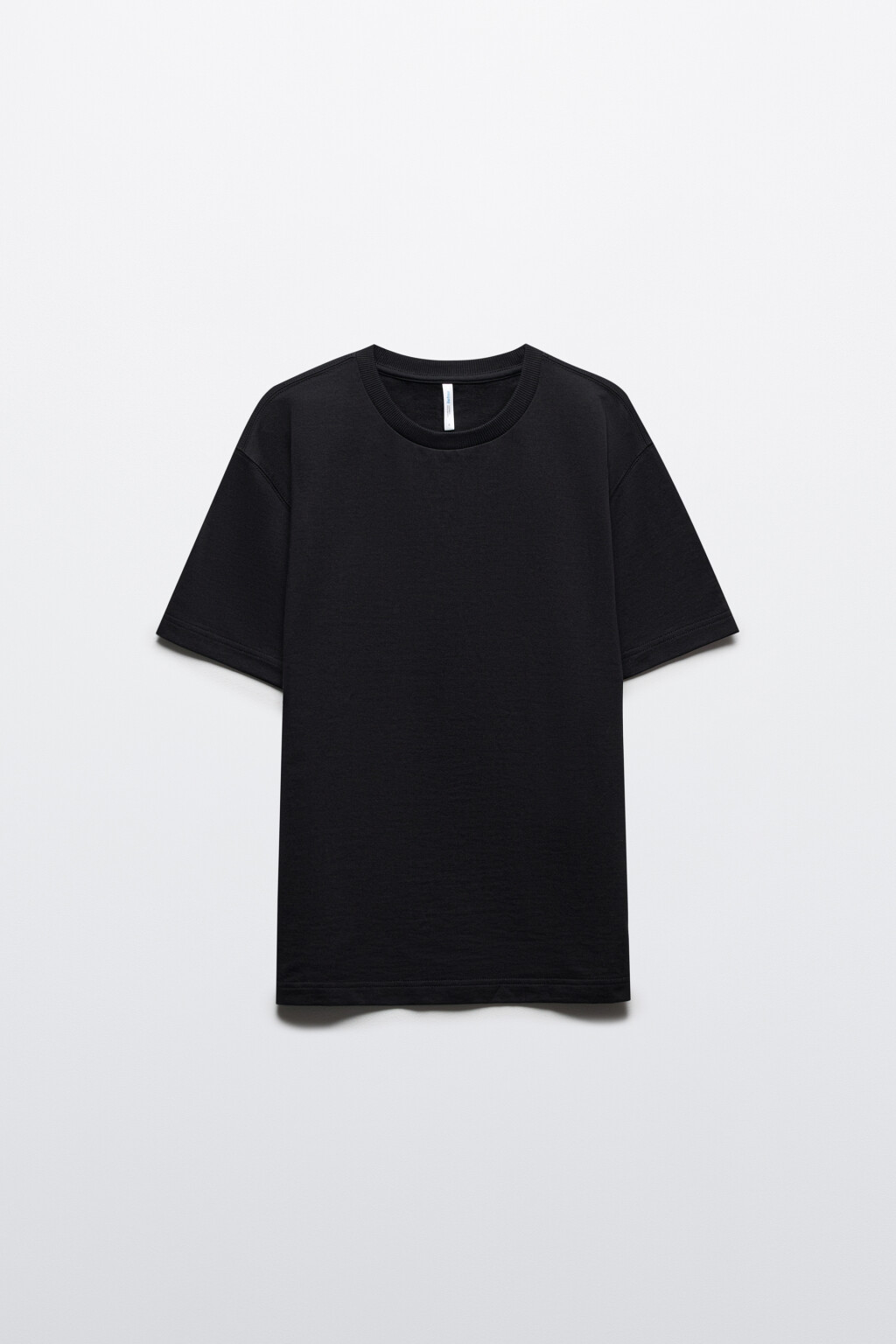 Футболка из плотного трикотажа - цвет черный - 6