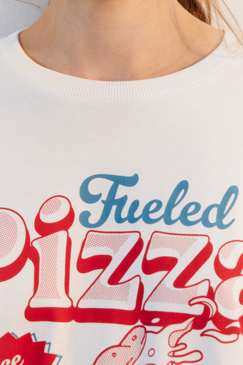 Лонгслив хлопковый с принтом - цвет белый - 6