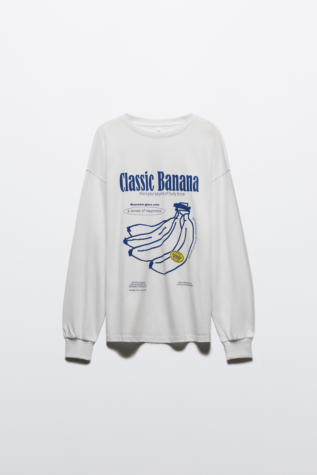 Лонгслив хлопковый с принтом - цвет белый - 7