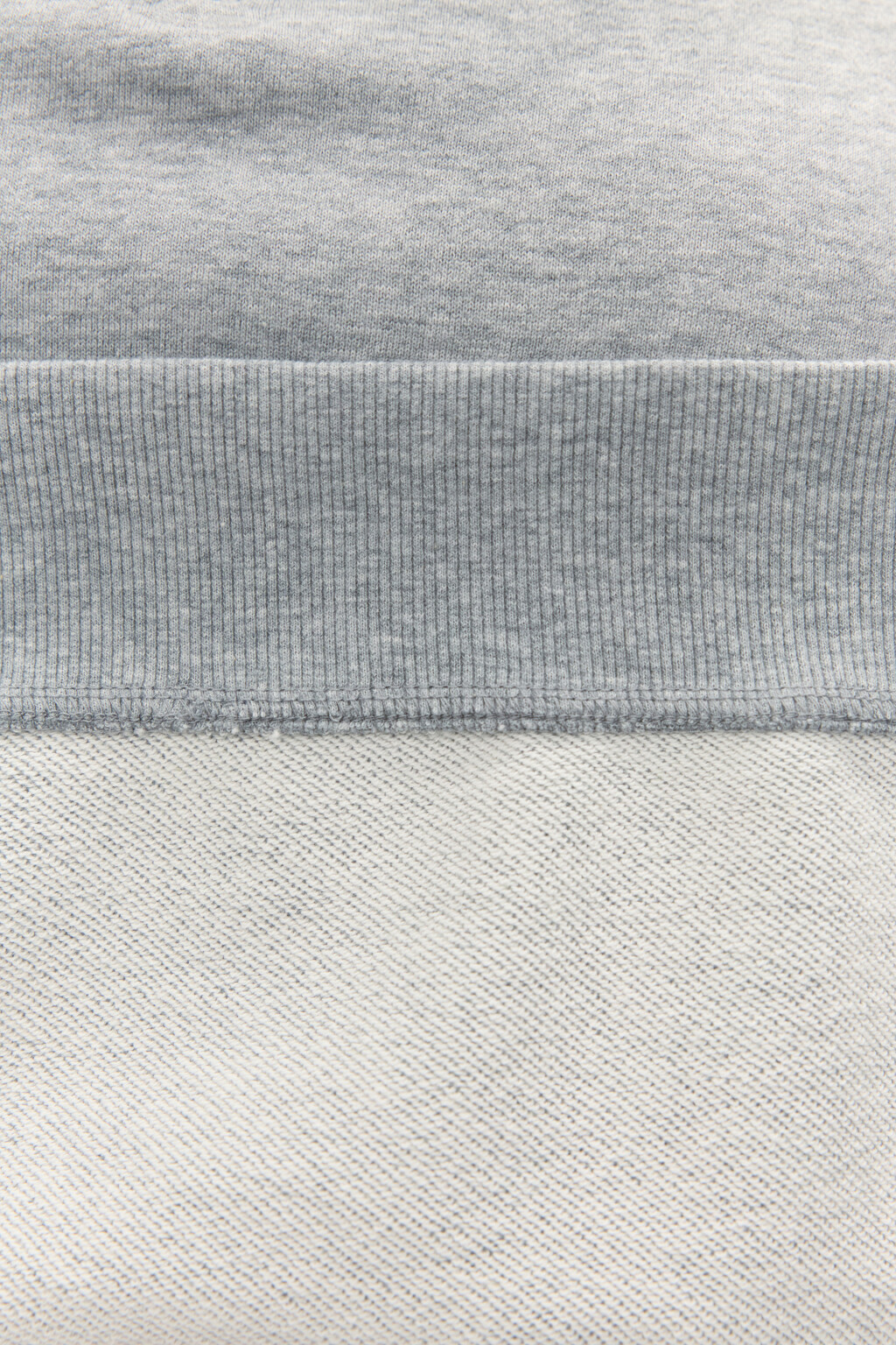 Толстовка half zip из футера - цвет серый - 7